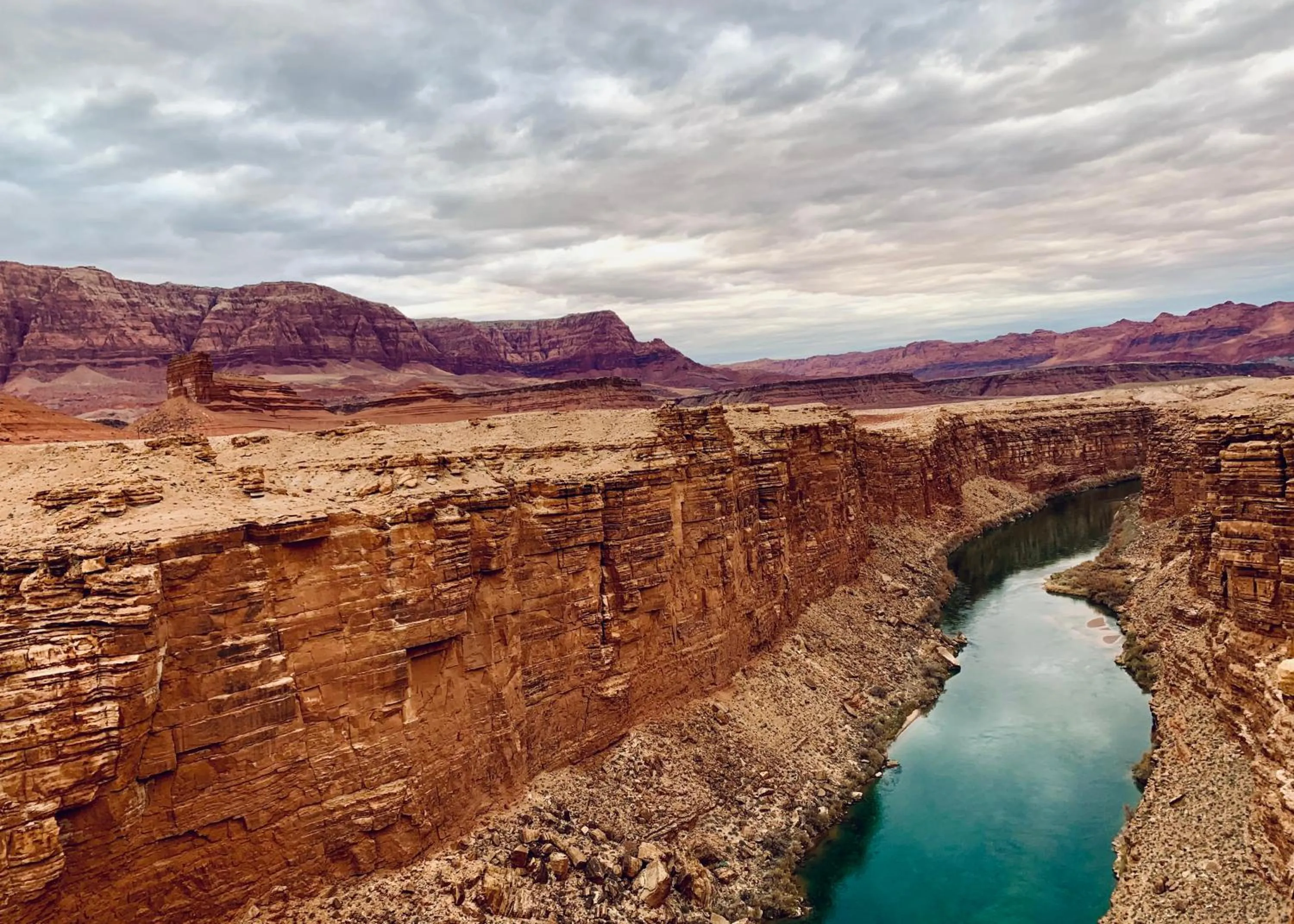 River view in Marble Canyon Lodge