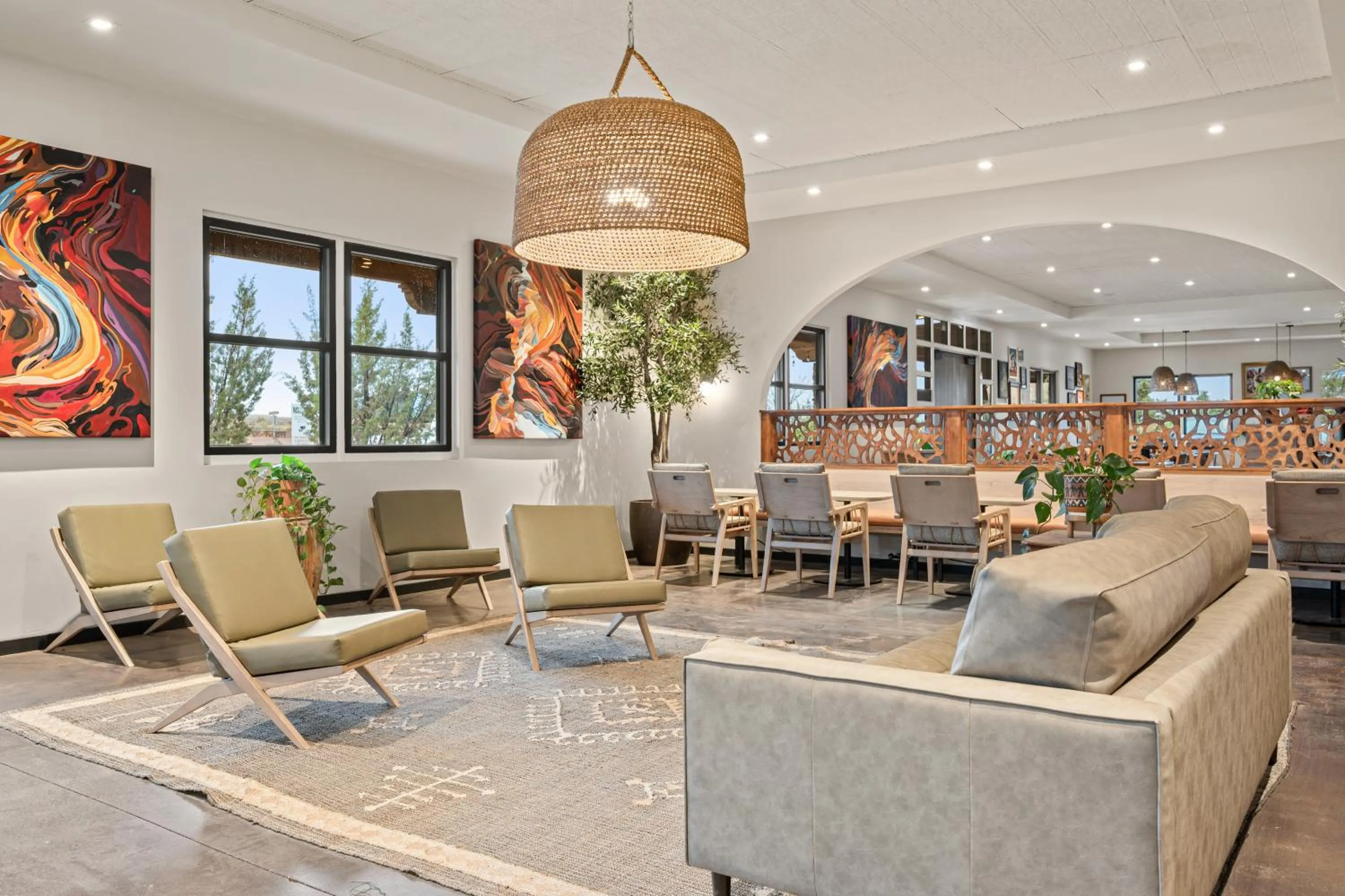 Lobby or reception in Marble Canyon Lodge