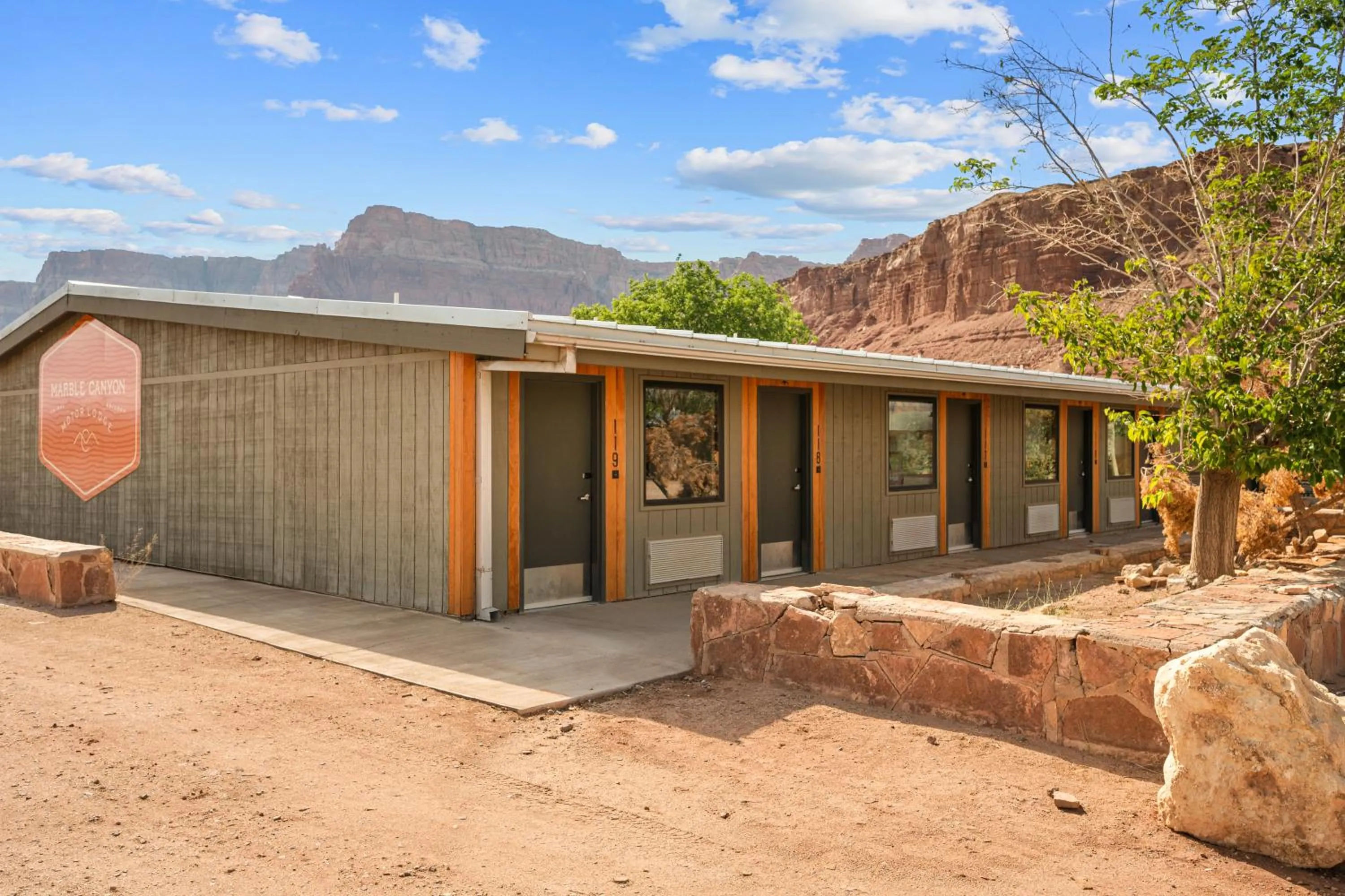 Property building in Marble Canyon Lodge