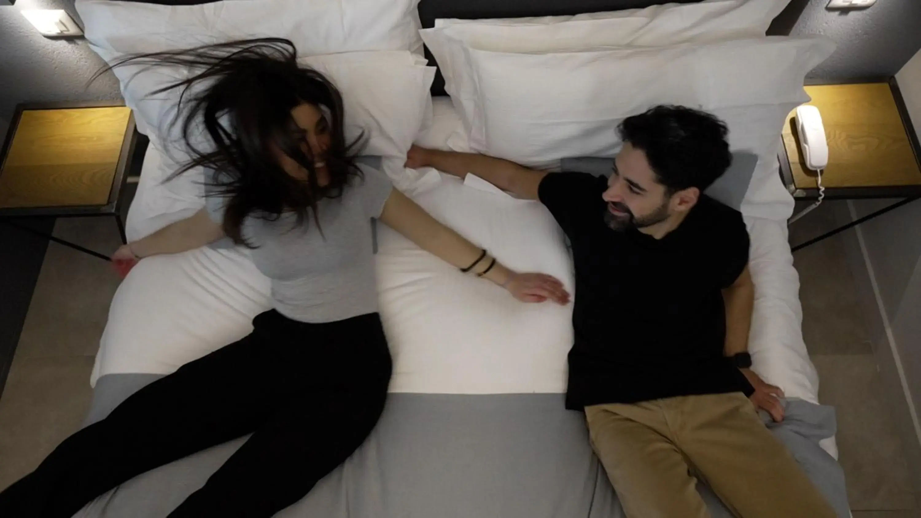 Bed in Hotel Stella Del Mare Bed in Hotel Stella Del Mare