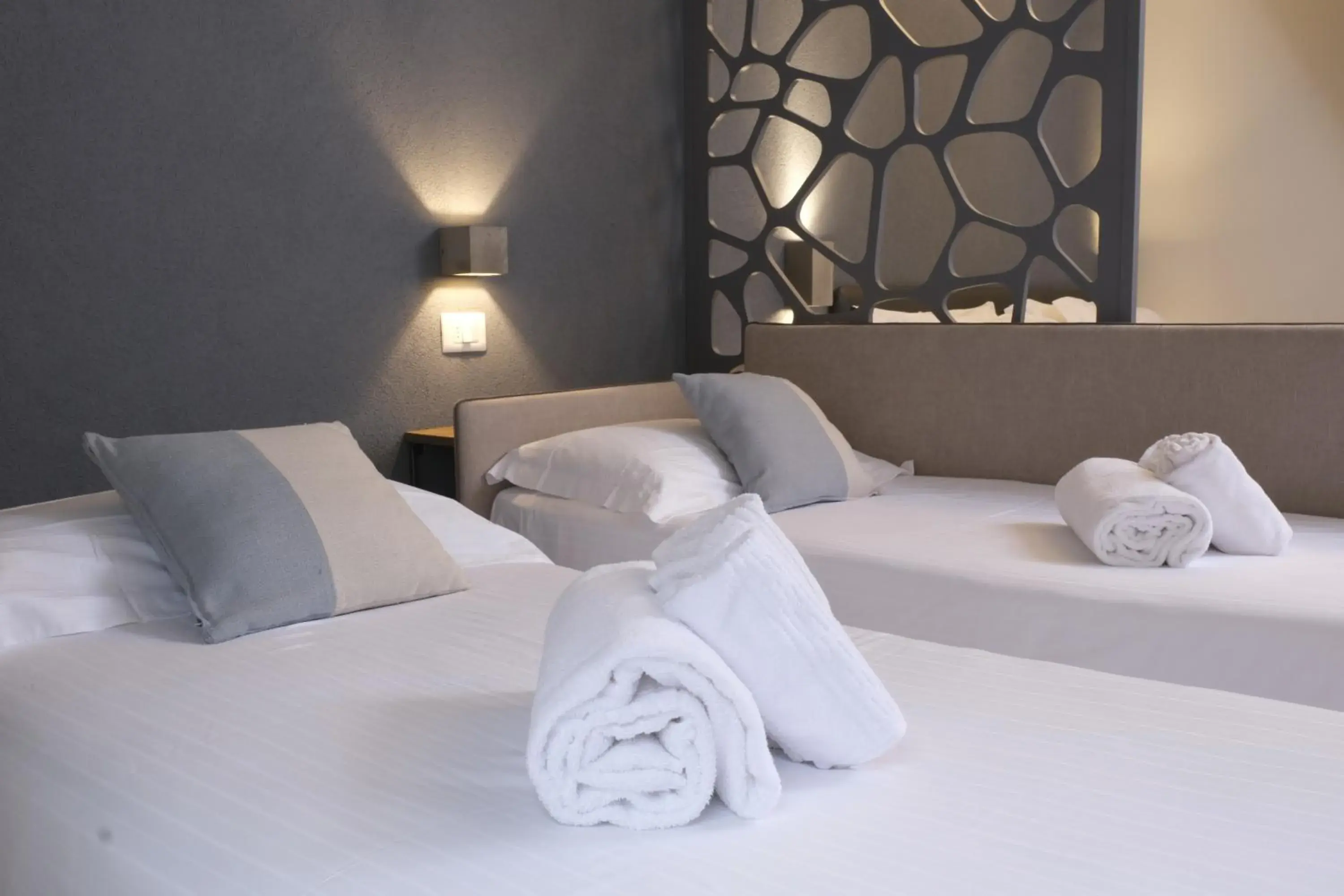 Bed in Hotel Stella Del Mare Bed in Hotel Stella Del Mare