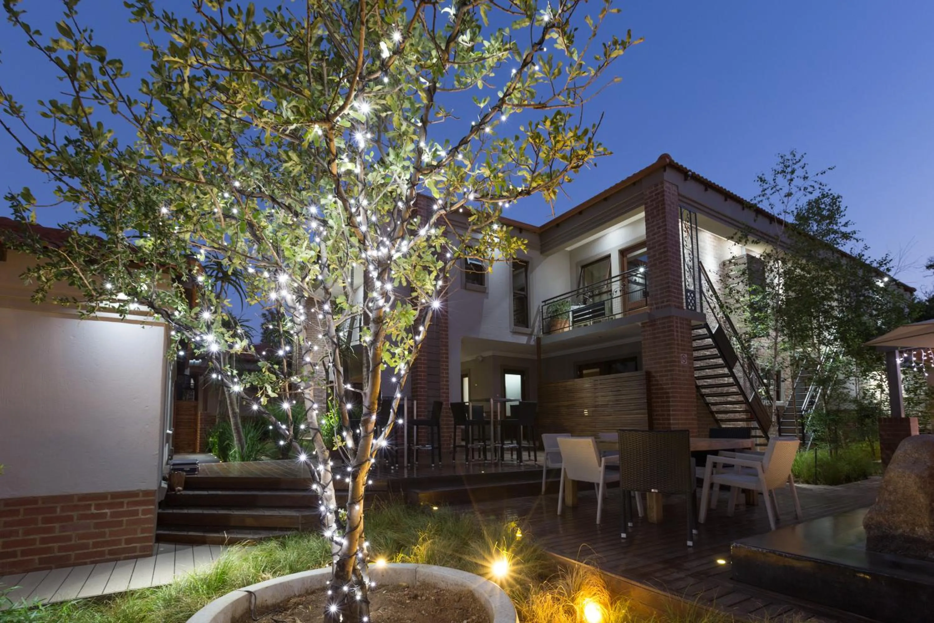 Patio in Menlyn Boutique Hotel