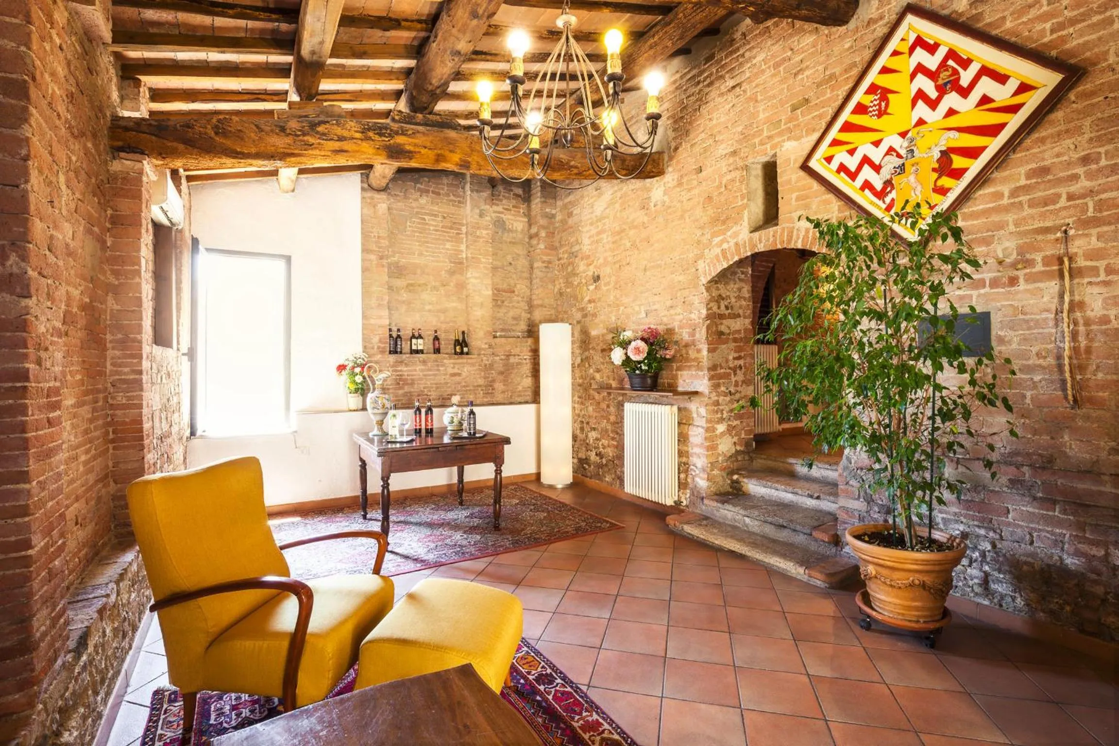 Living room in Hotel Porta Romana di Luce Hotels