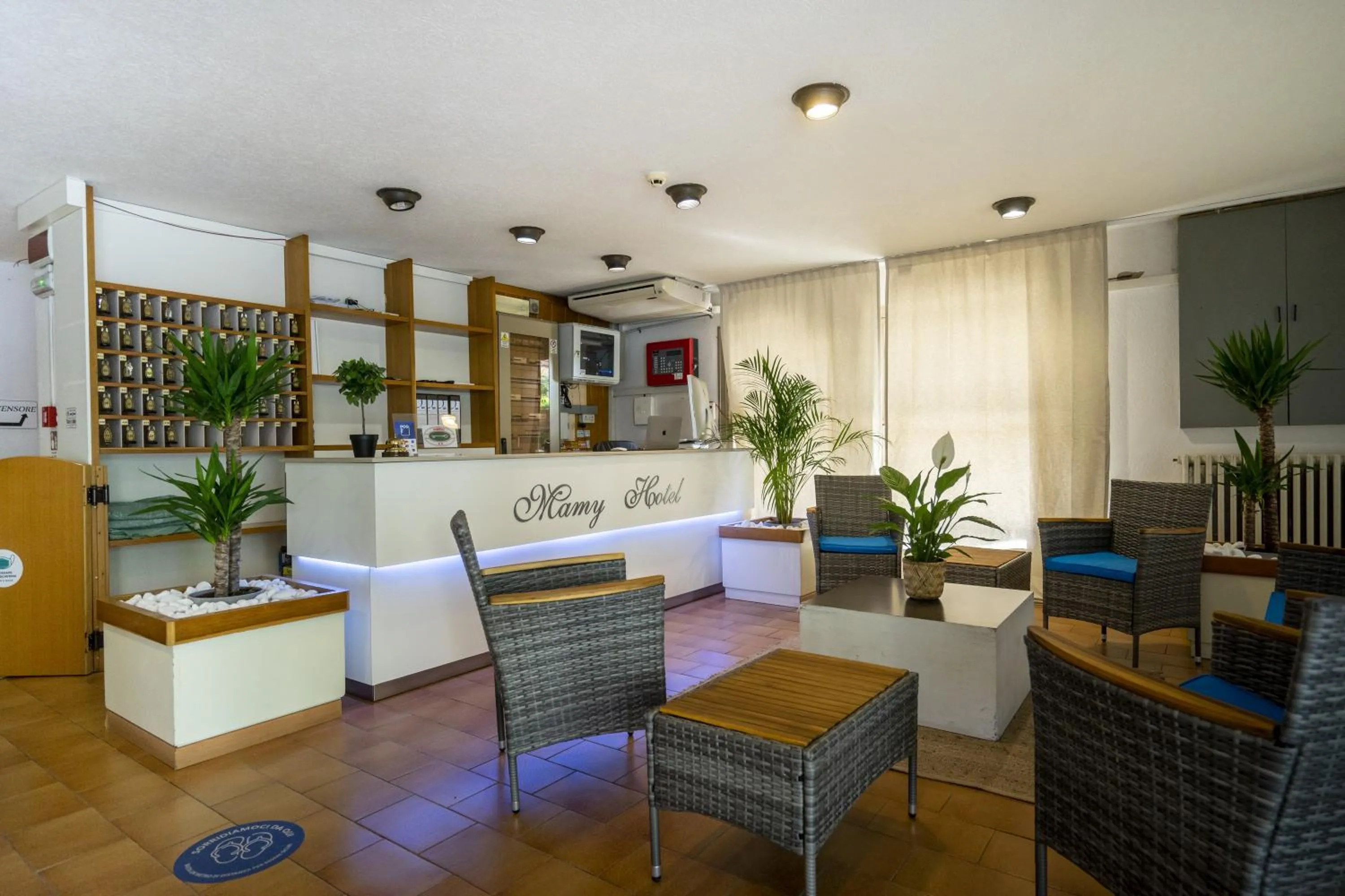 Lobby or reception in Hotel Mamy