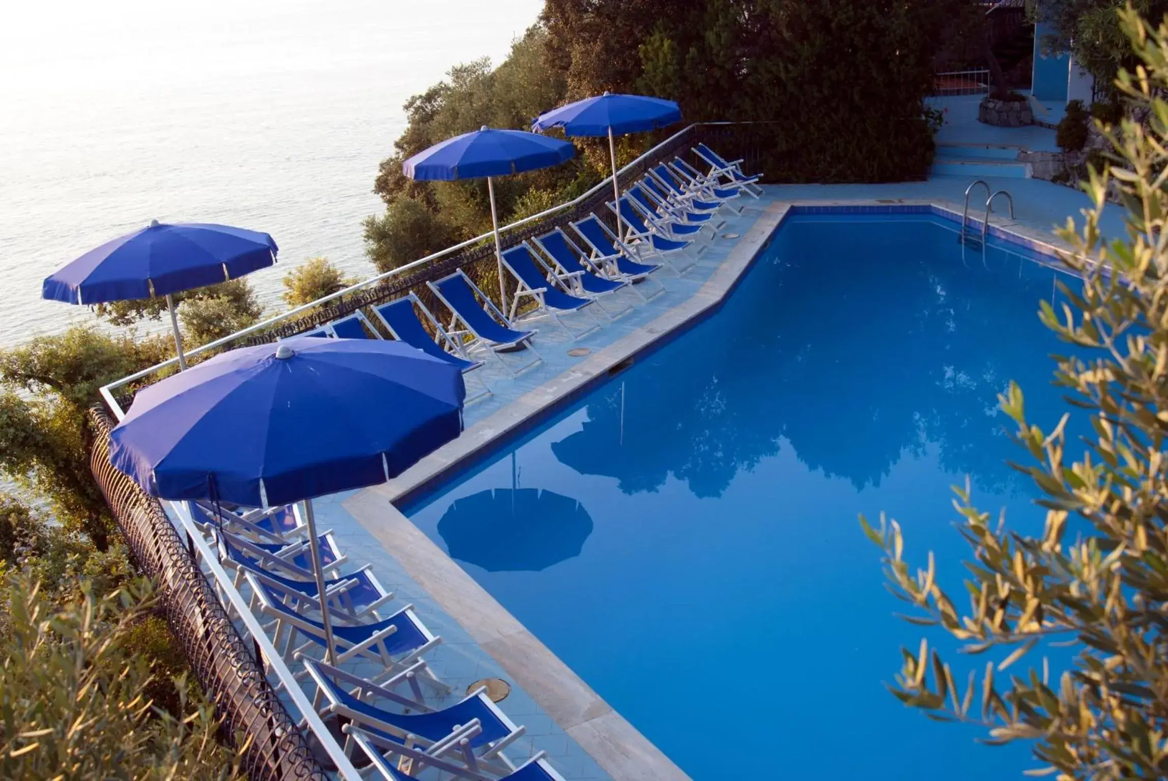 Pool view in Baia Serena Pool view in Baia Serena