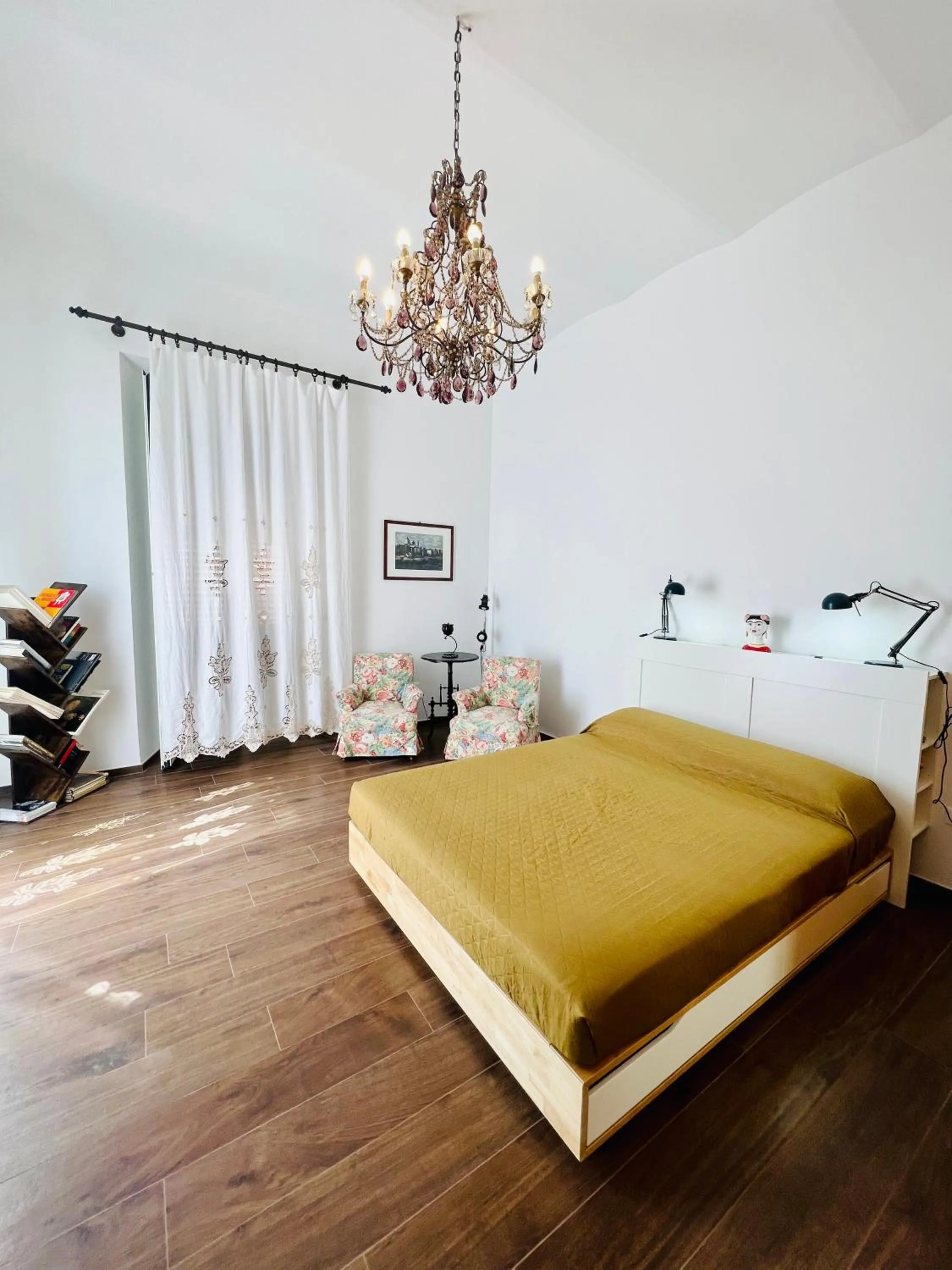 Bedroom, Bed in B&B letterario Palazzo Pistocchi