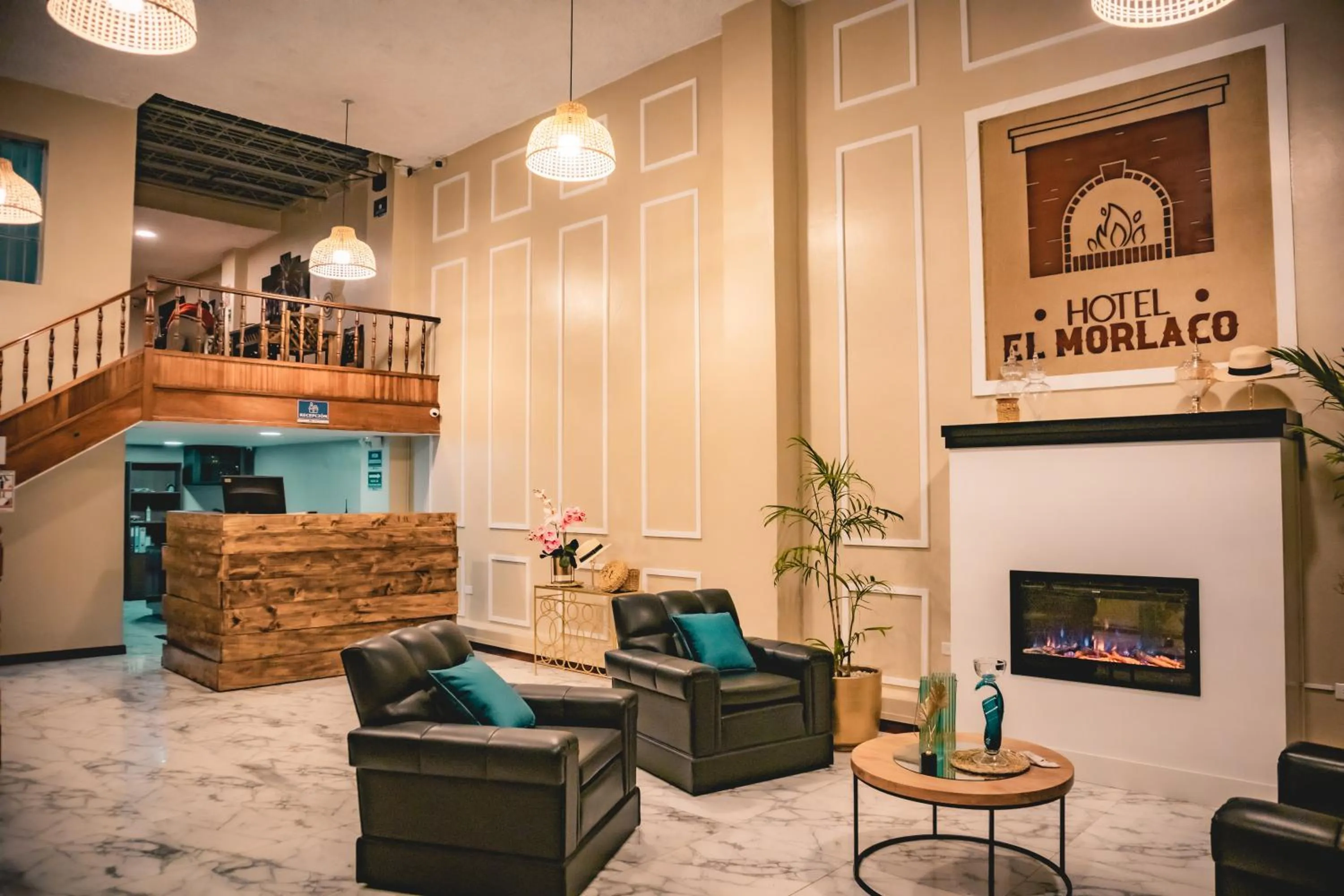 Living room in Hotel El Morlaco