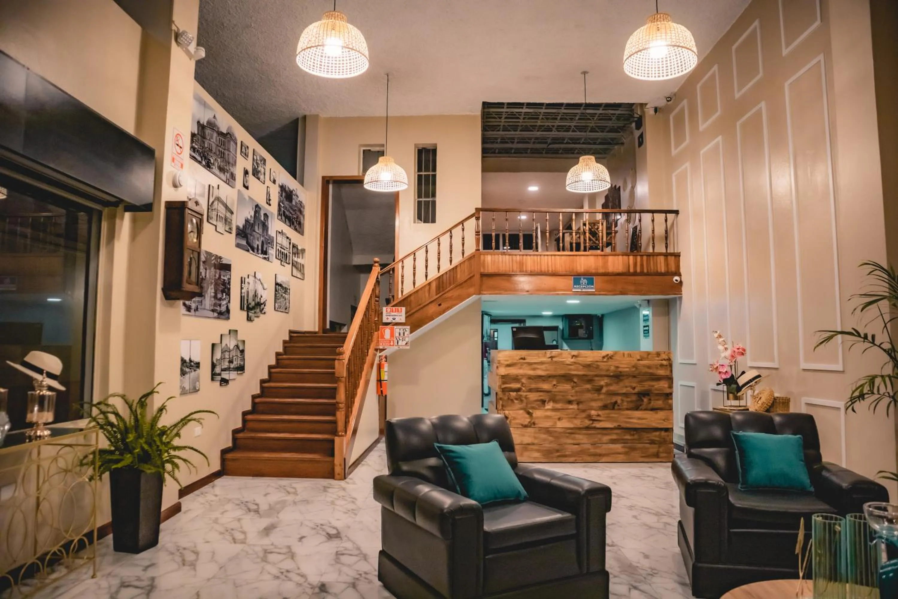 Lobby or reception in Hotel El Morlaco