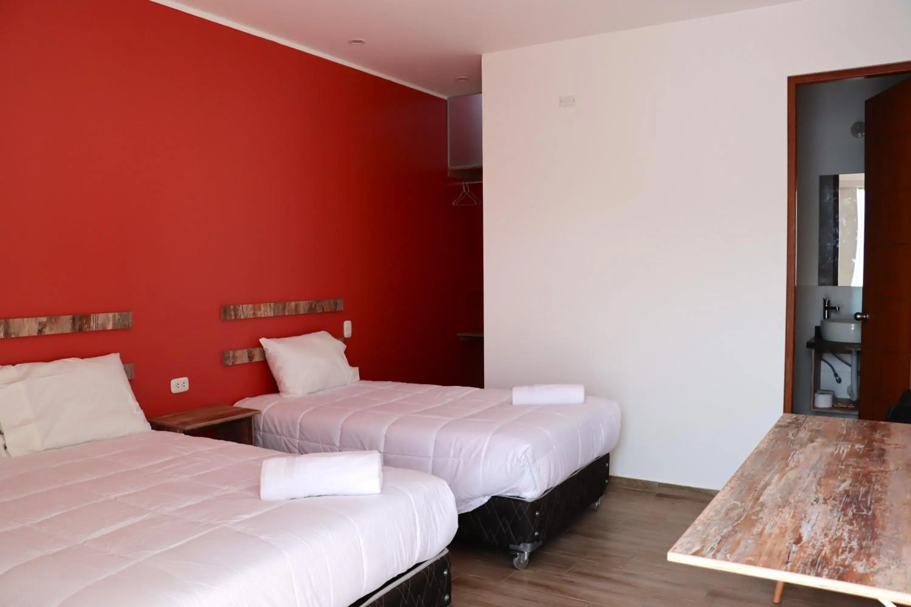 Twin Room with Pool View in La Estancia Hotel Ica Twin Room with Pool View in La Estancia Hotel Ica