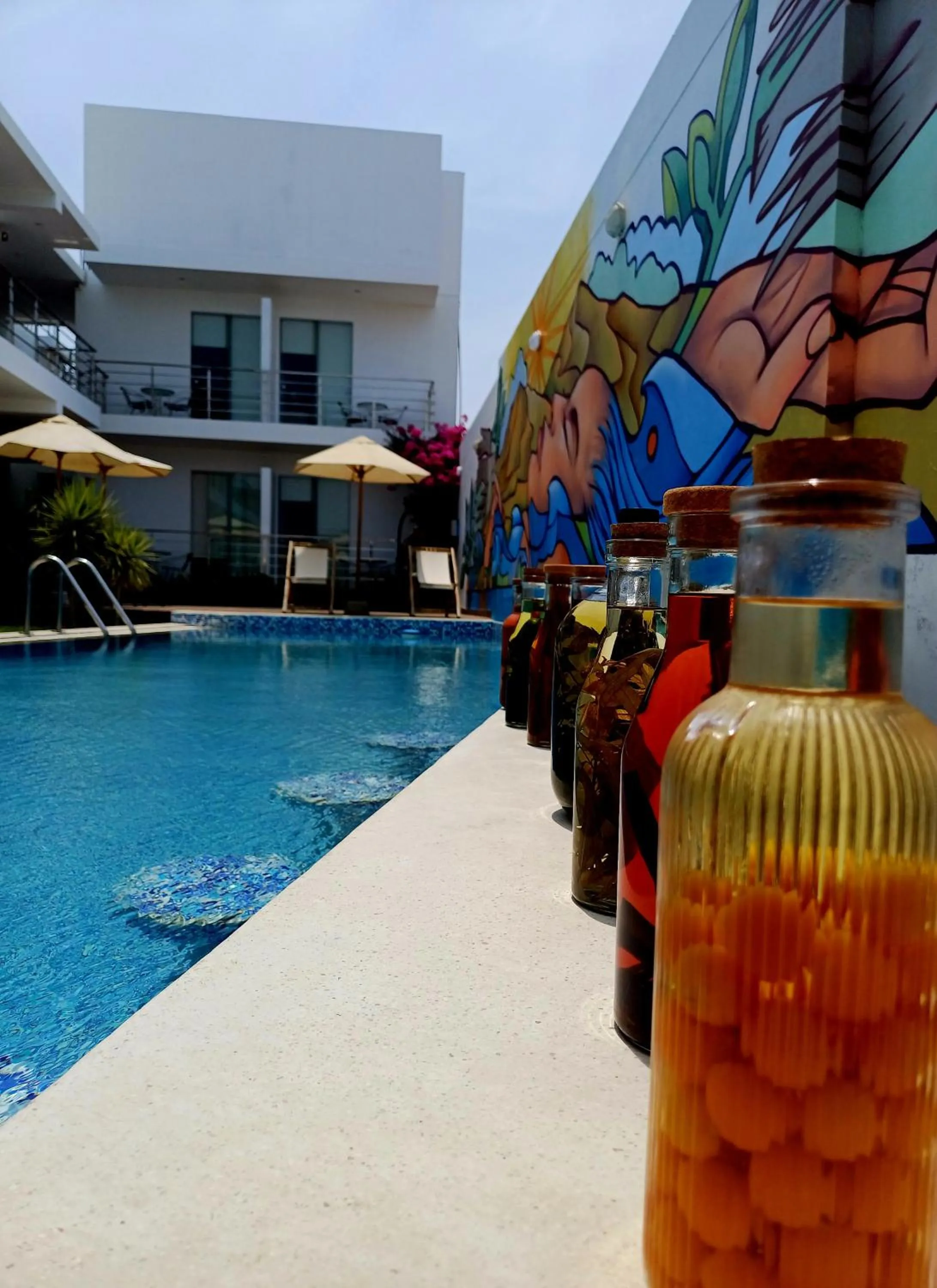 Swimming pool in La Estancia Hotel Ica