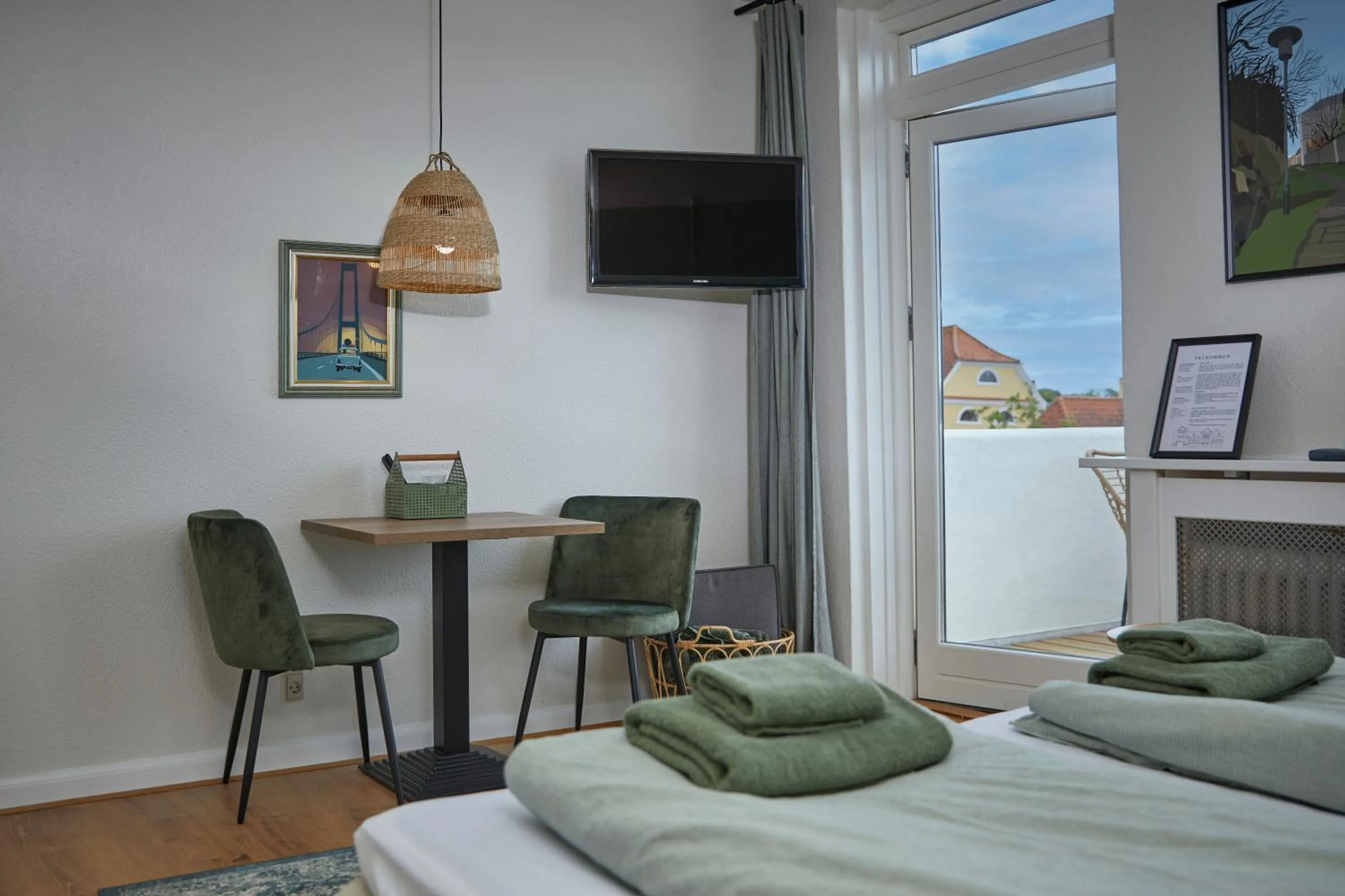 Bed in Hotel Villa Gulle