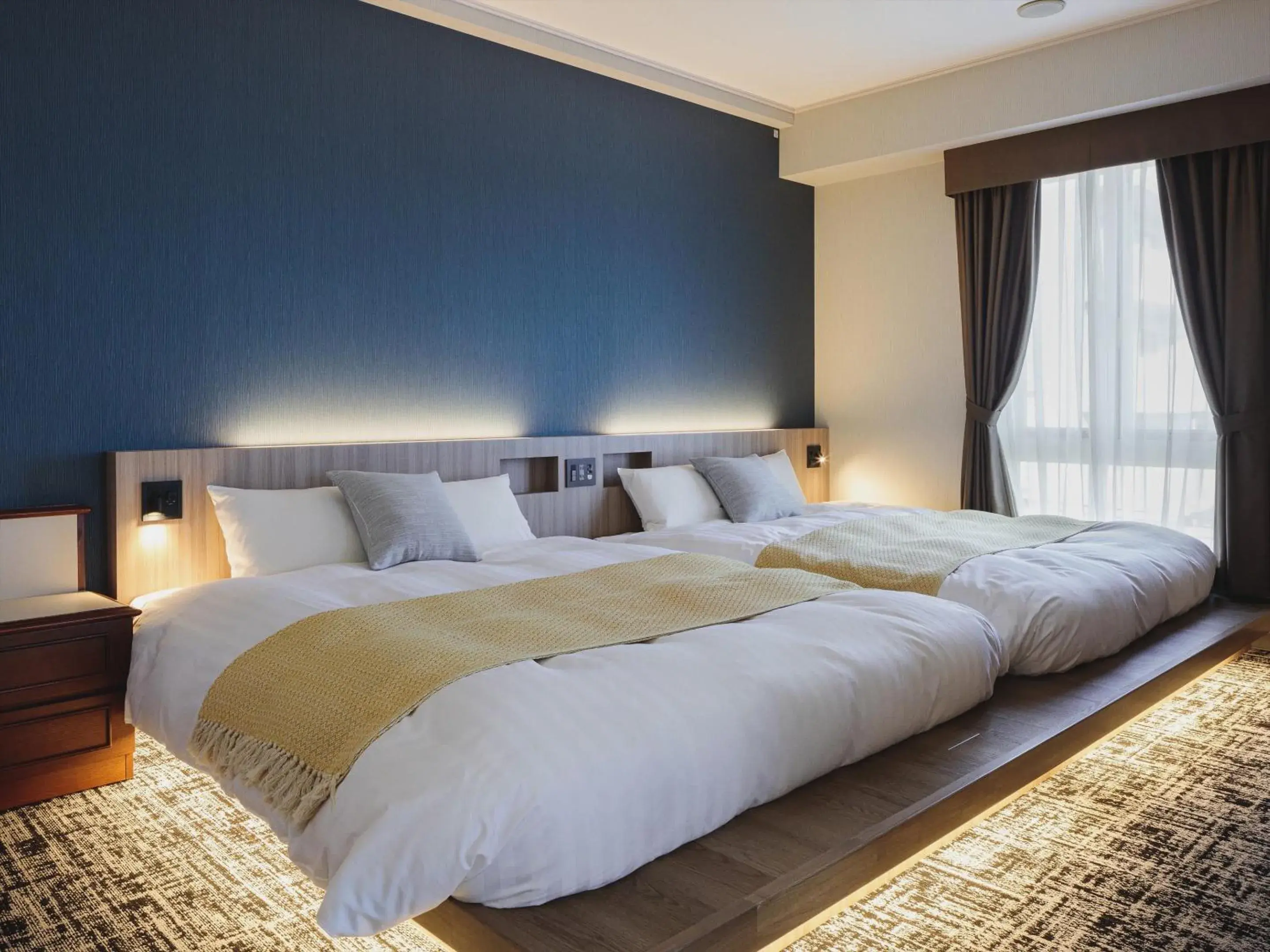 Deluxe Queen Room with Two Queen Beds - single occupancy in Gran Palette Hakodate Deluxe Queen Room with Two Queen Beds - single occupancy in Gran Palette Hakodate