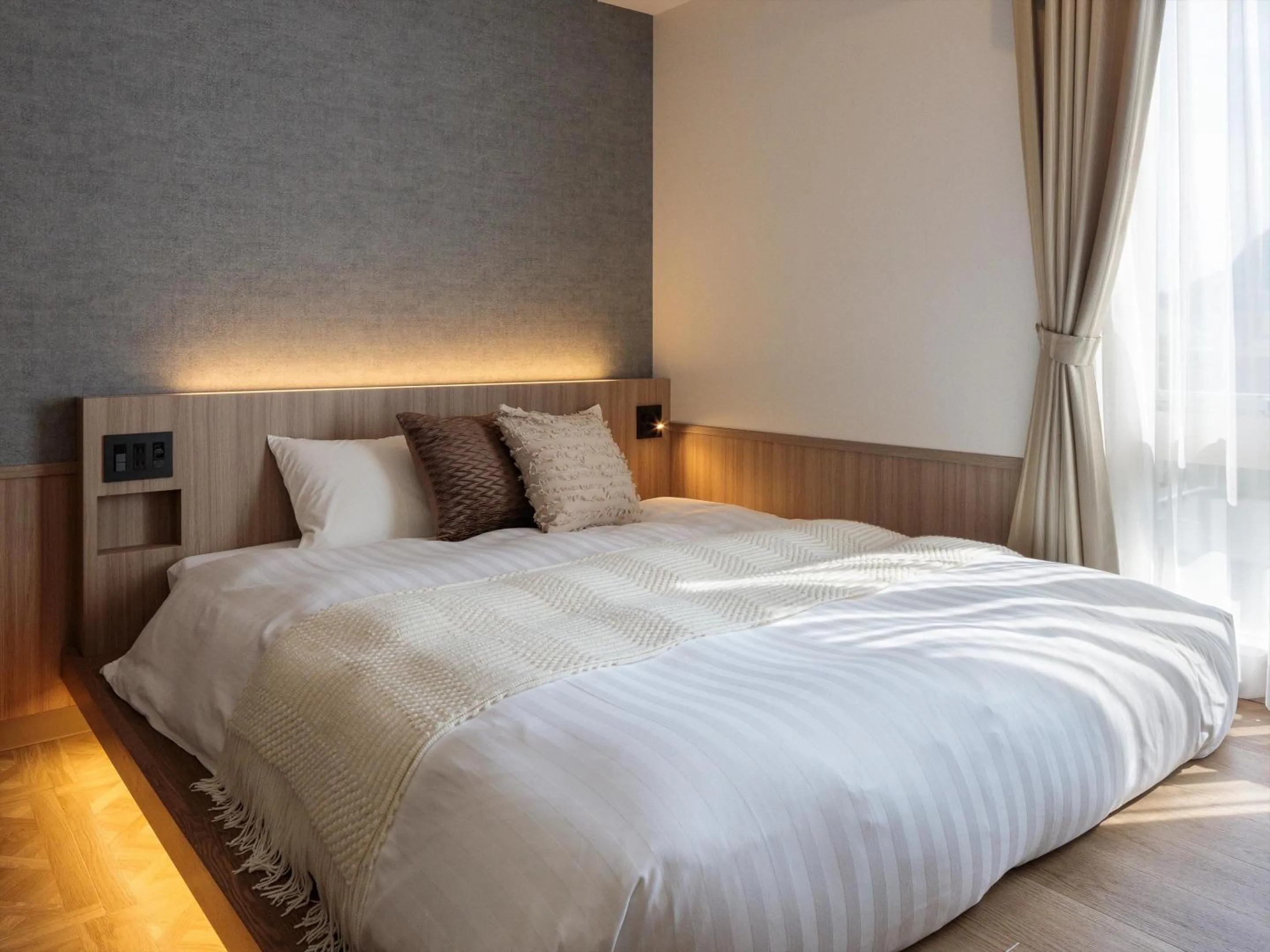 Bed in Gran Palette Hakodate