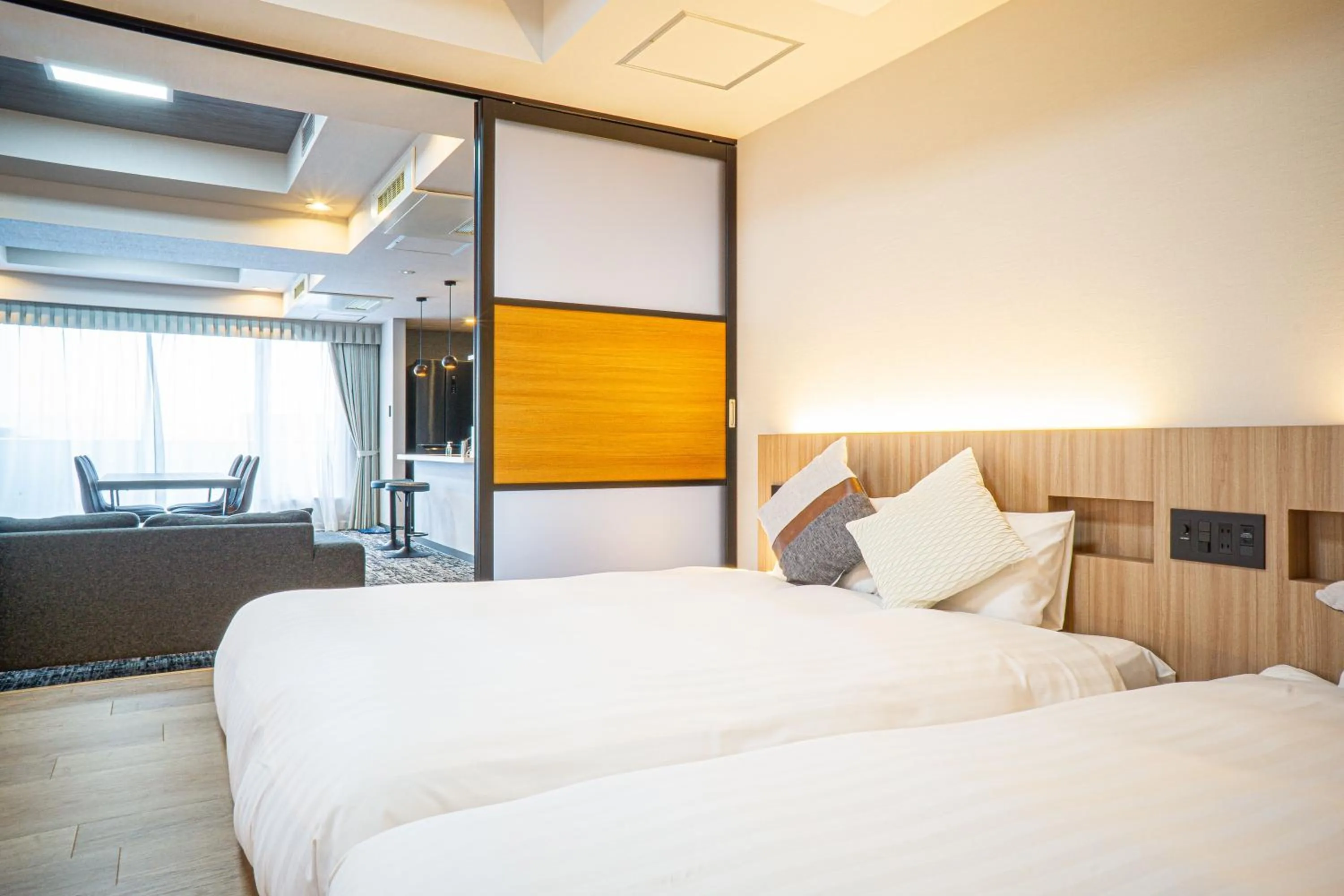 Bed in Gran Palette Hakodate