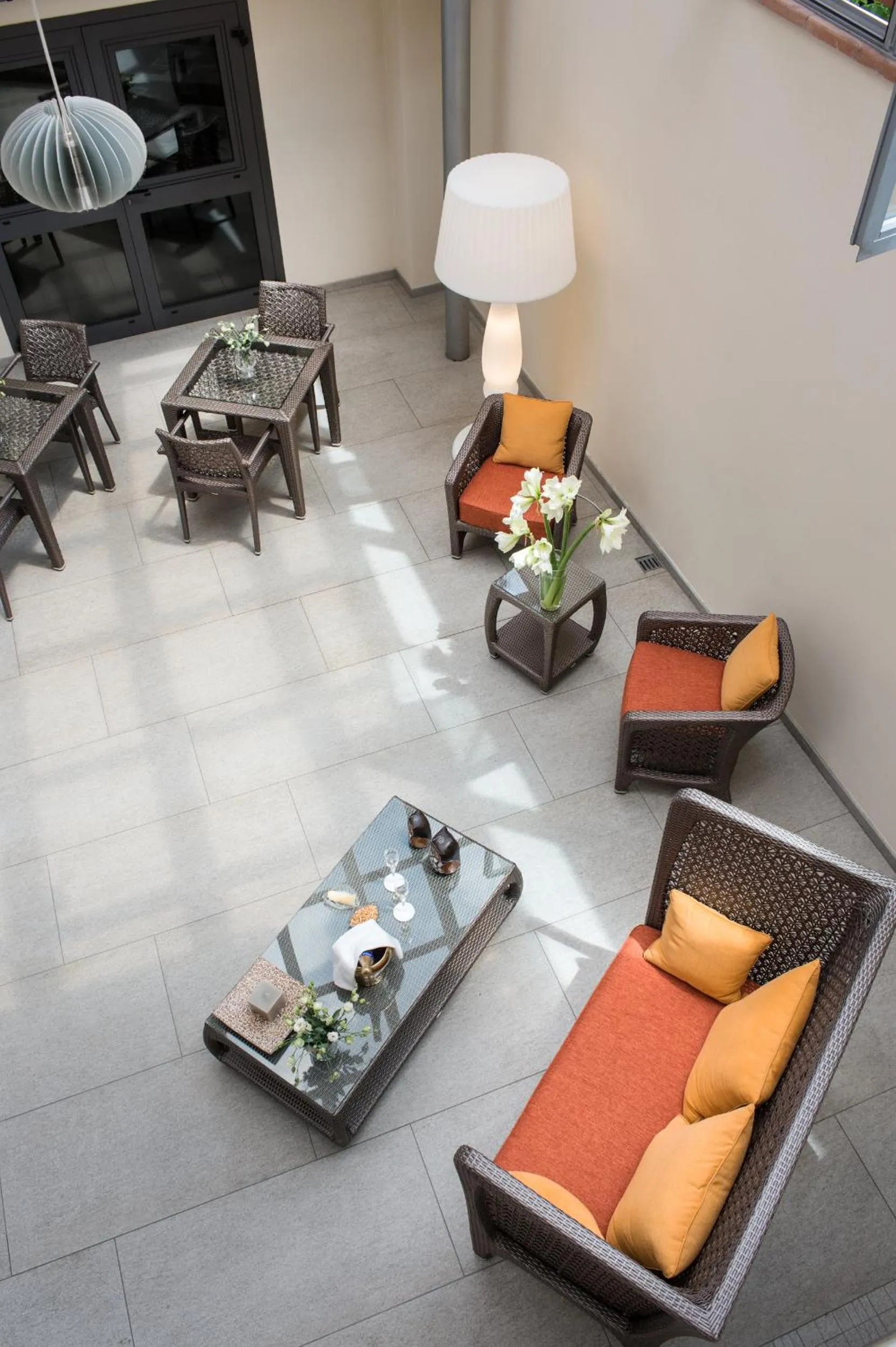 Patio in Hotel La Villetta