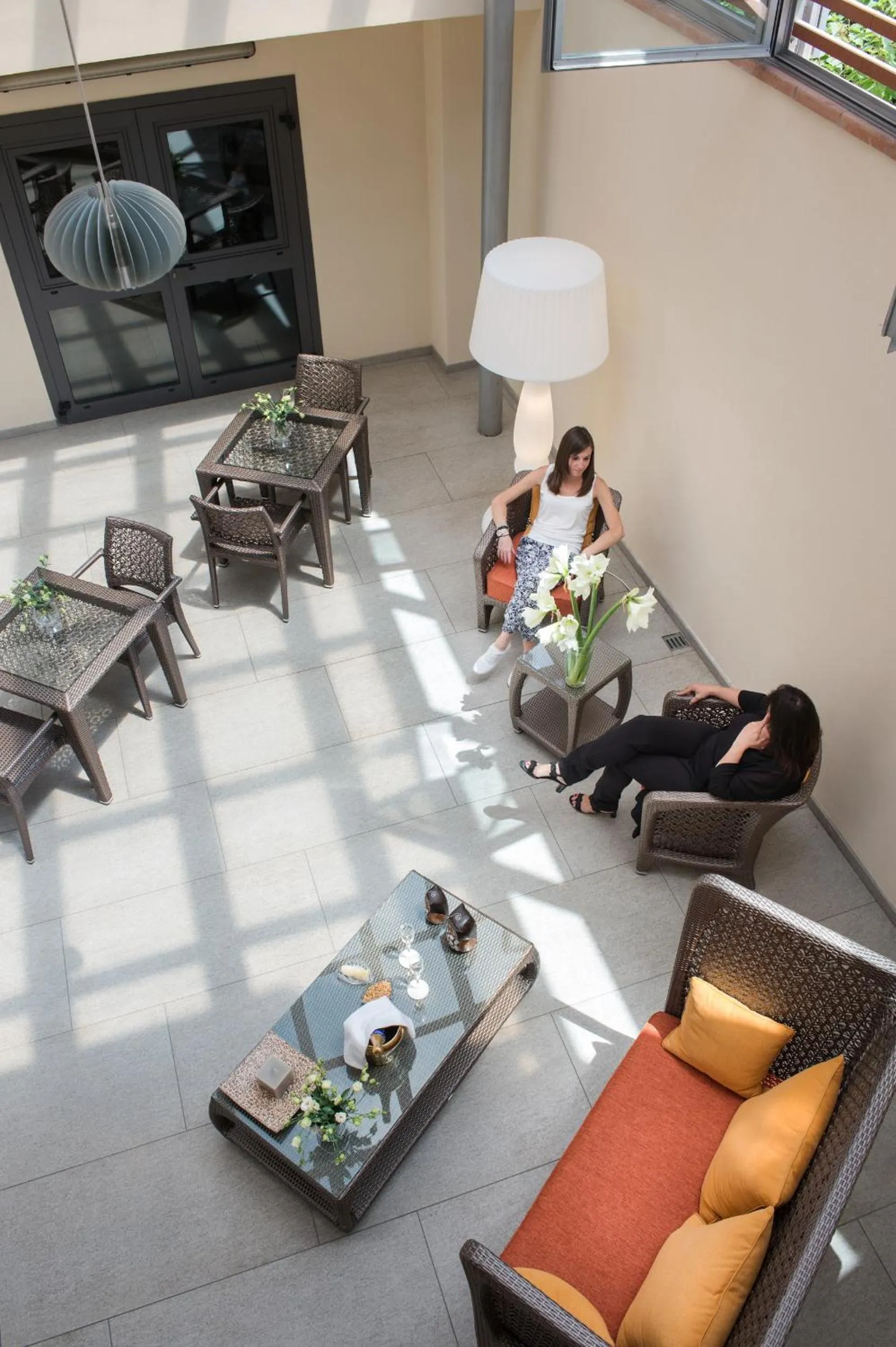 Living room in Hotel La Villetta