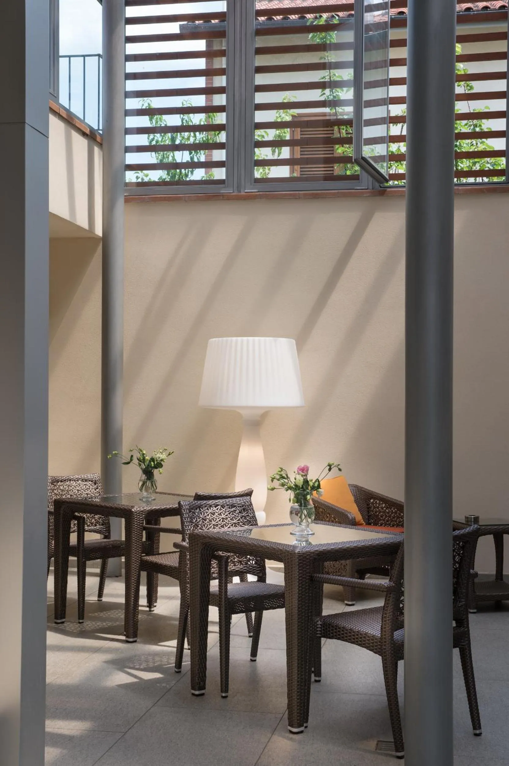 Patio in Hotel La Villetta