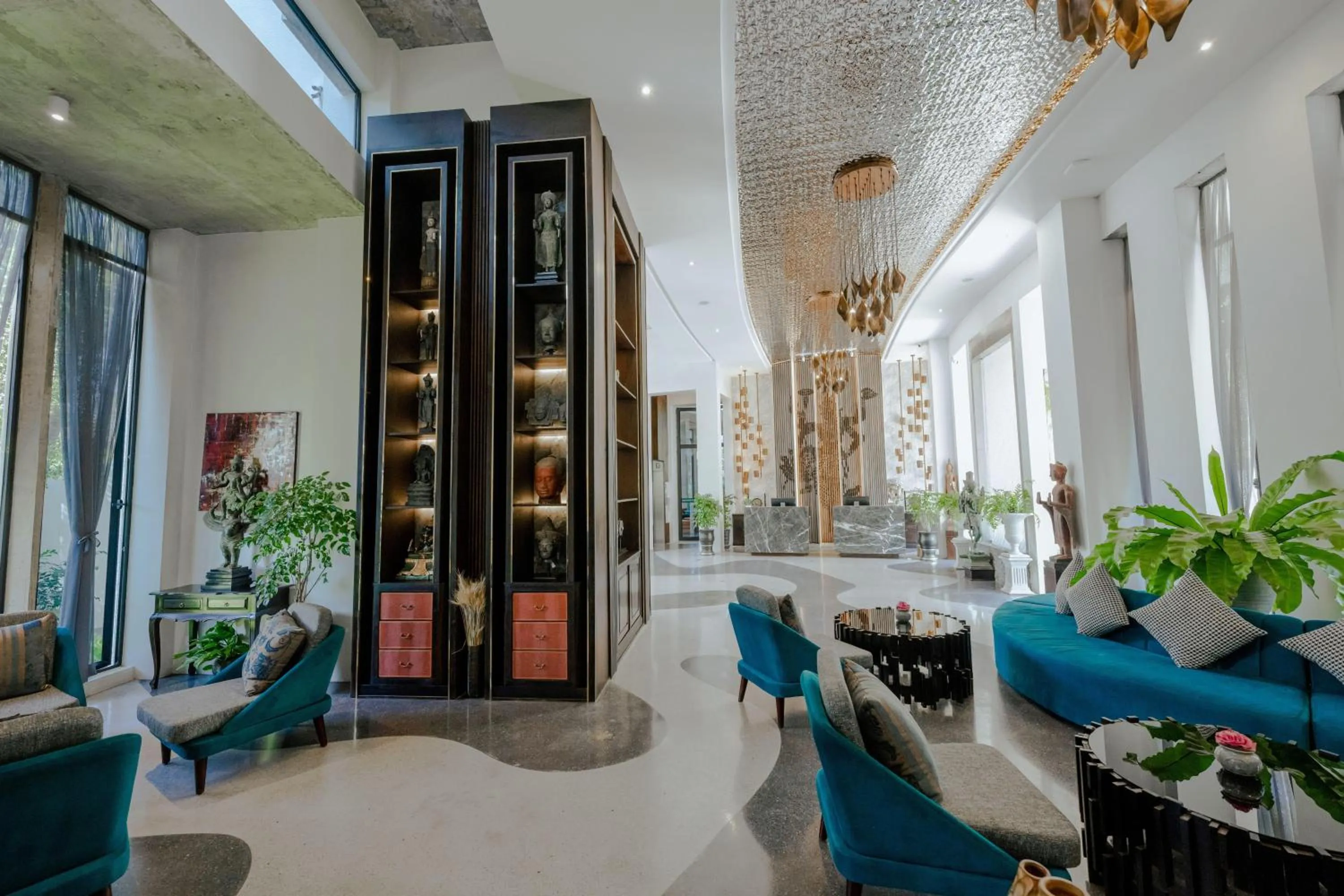 Lobby or reception in Hotel Vellita Siem reap
