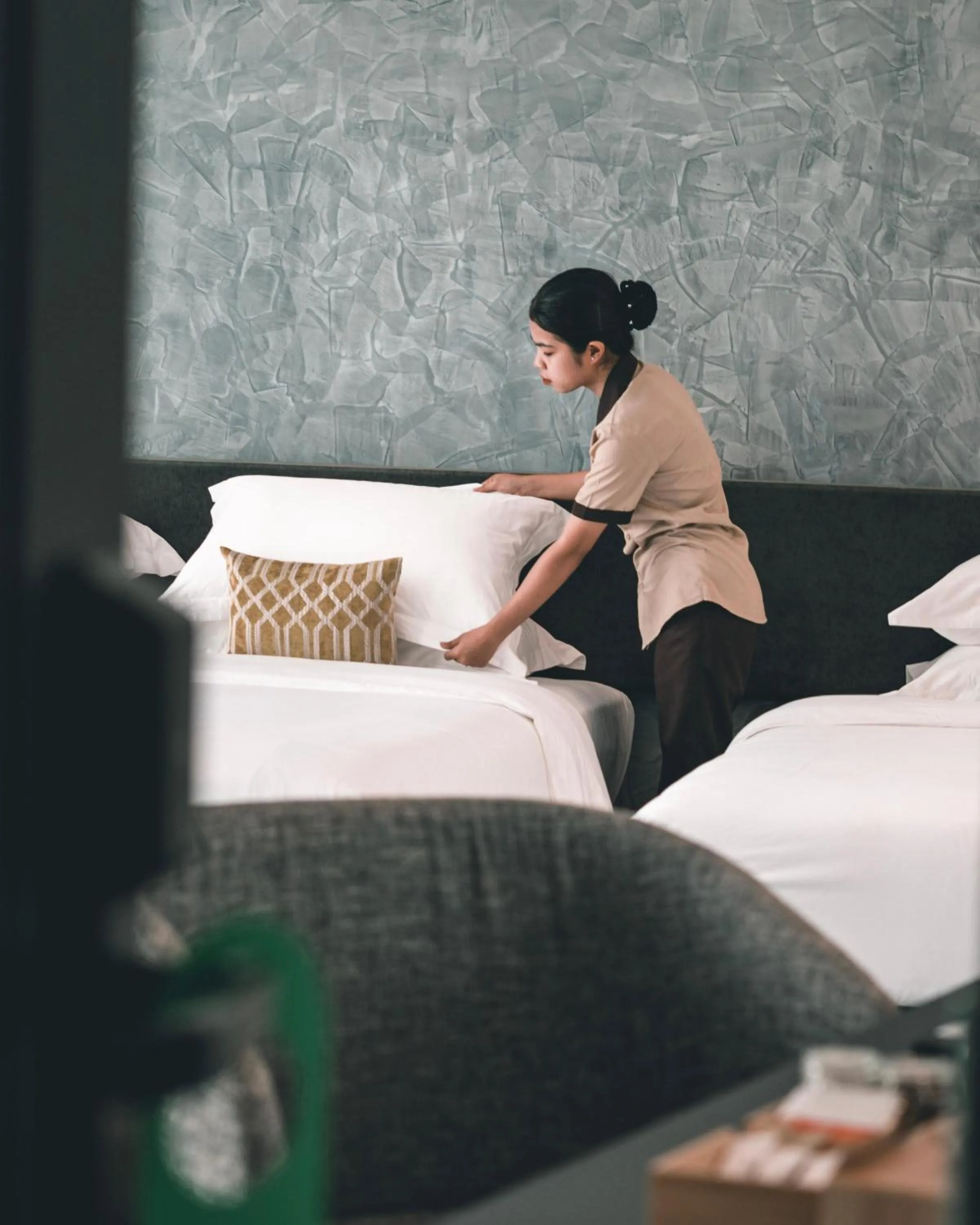 Area and facilities, Bed in Hotel Vellita Siem reap