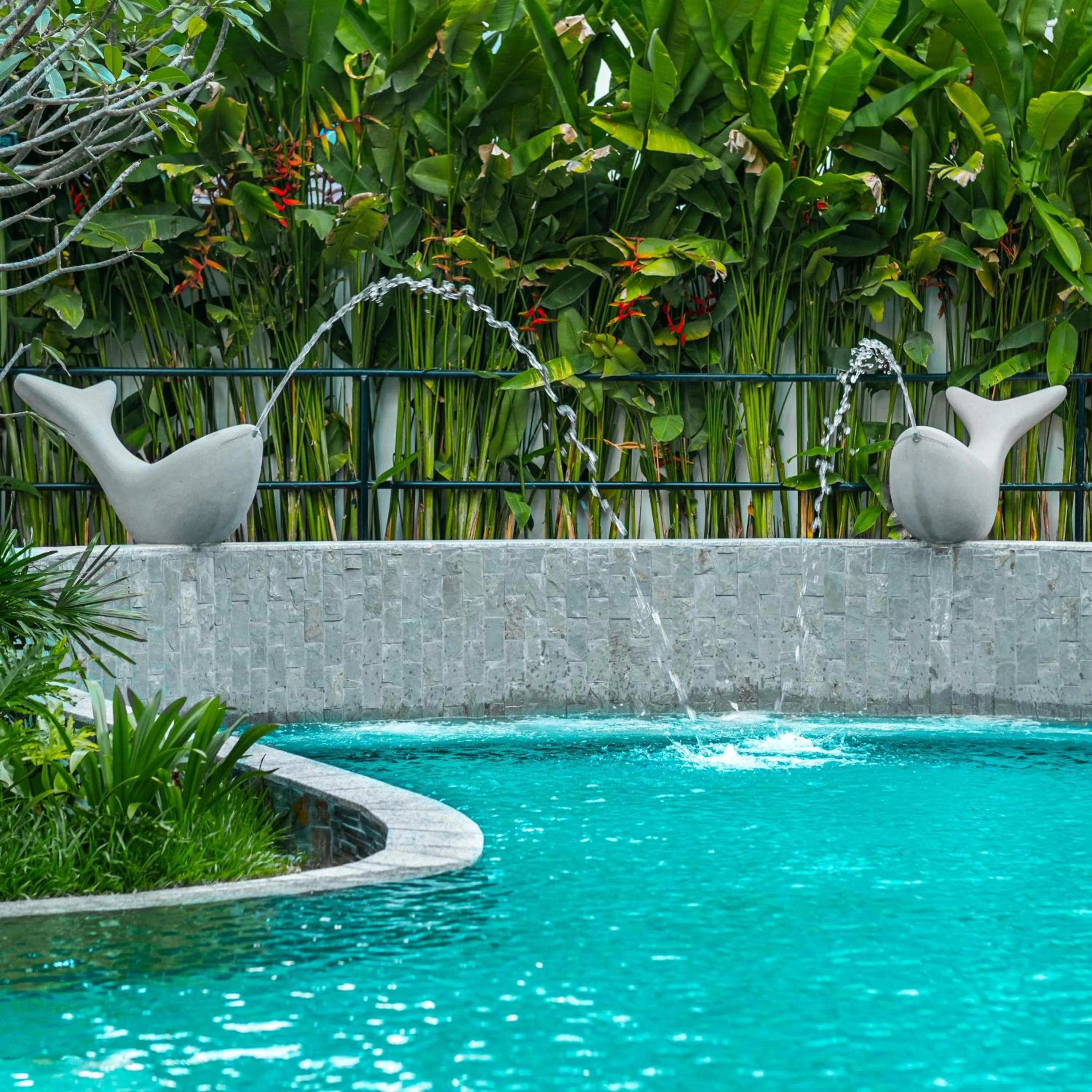 Swimming pool in Hotel Vellita Siem reap