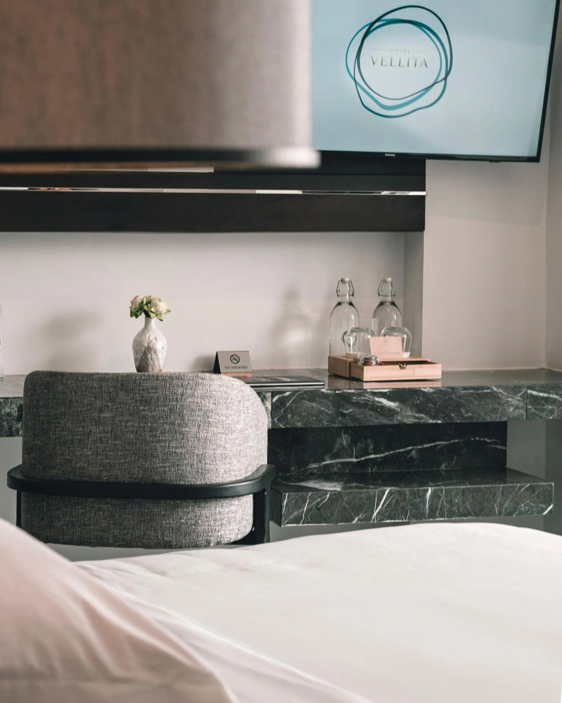 View (from property/room), Bed in Hotel Vellita Siem reap