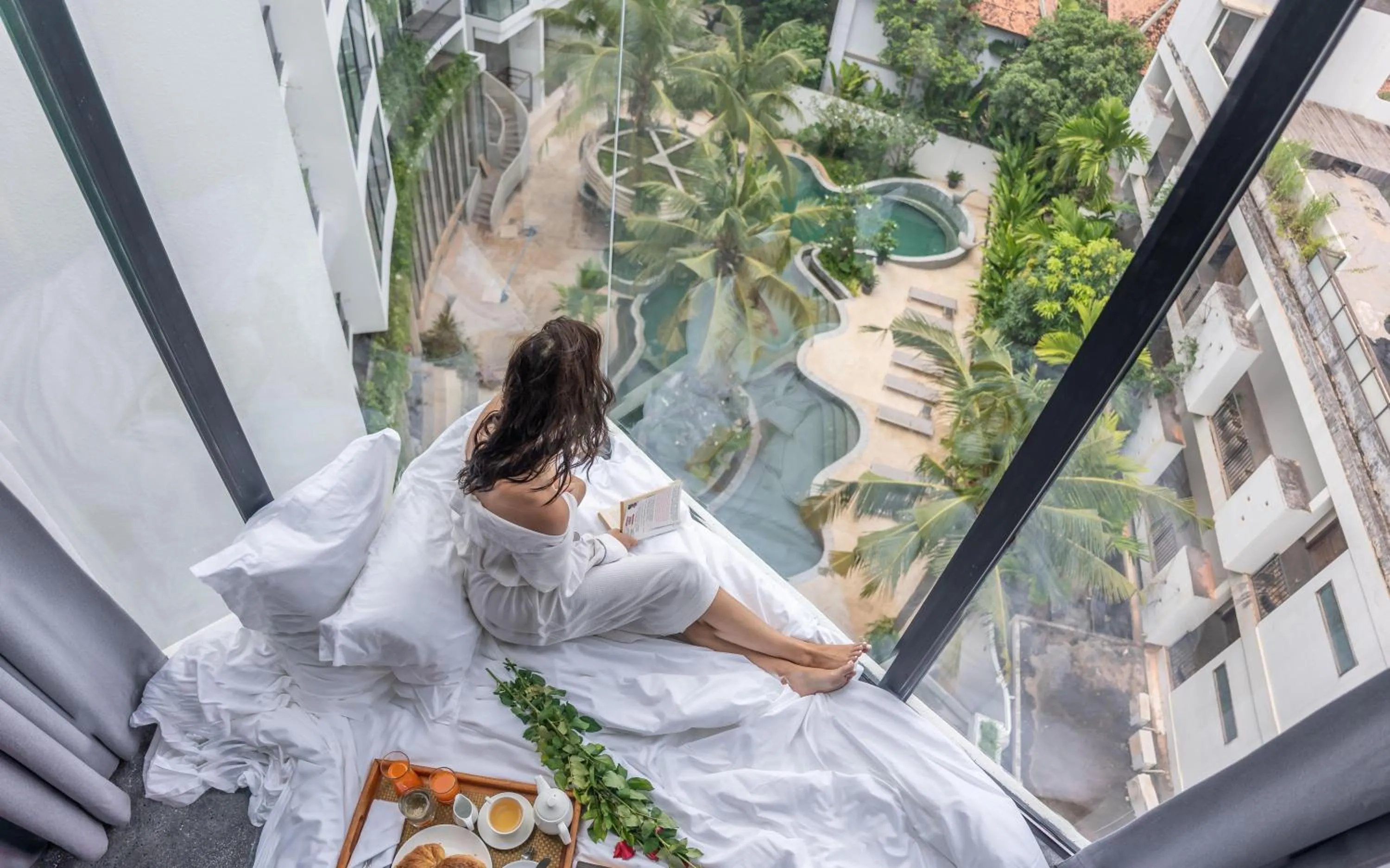 Balcony/Terrace in Hotel Vellita Siem reap