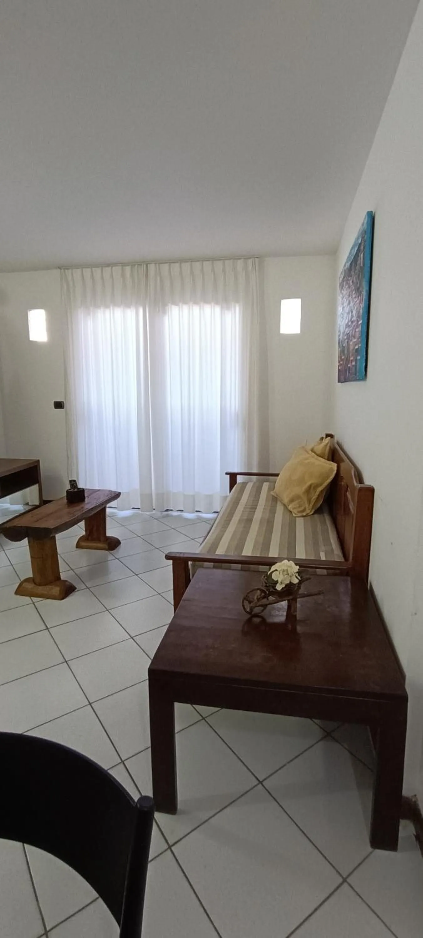 Living room, Bed in Villa Domenico