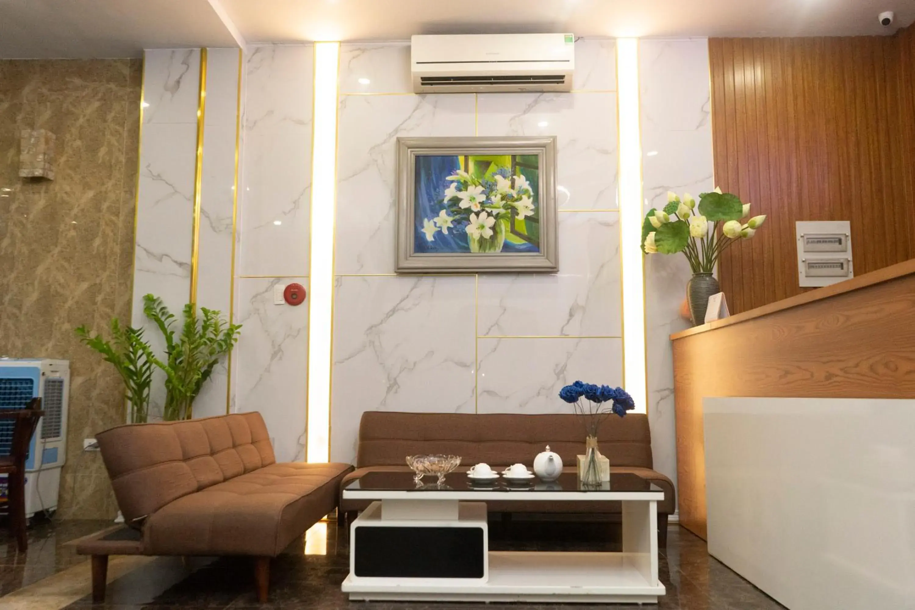 Lobby or reception in Sen Hotel My Dinh Song Da 미딩 Lobby or reception in Sen Hotel My Dinh Song Da 미딩