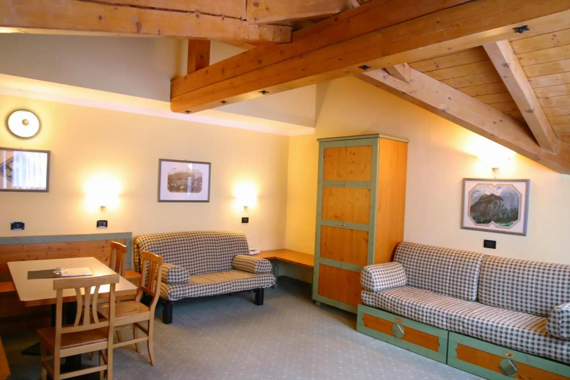 Living room in Nevesole Folgarida Resort Aparthotel