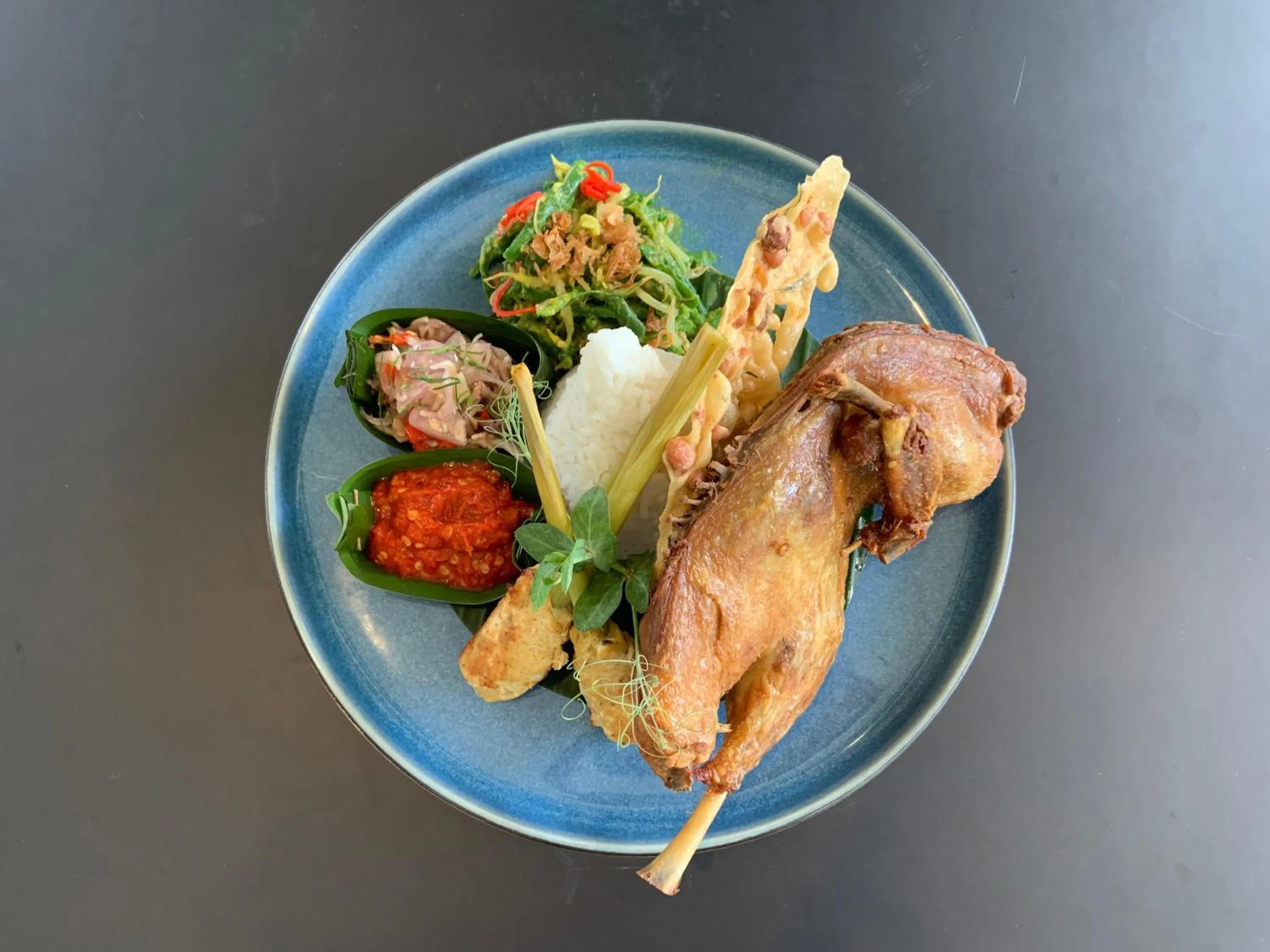 Food close-up in The Valerian Villa Ubud