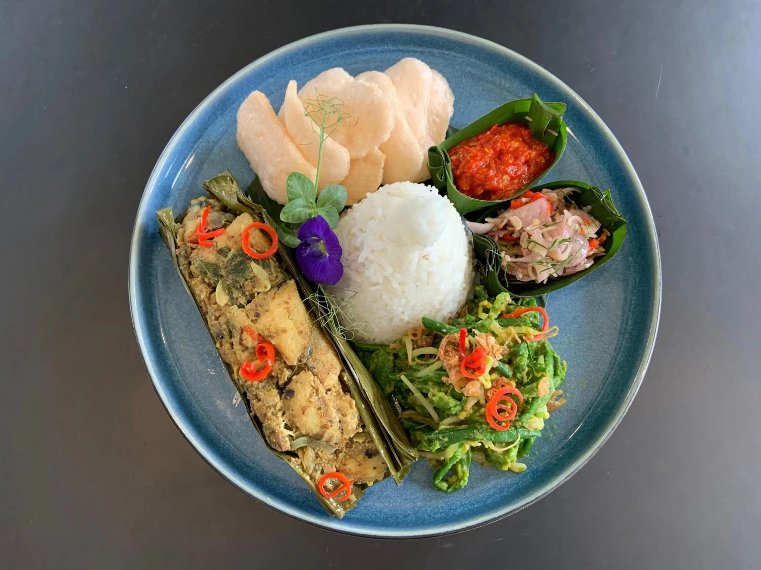 Food close-up in The Valerian Villa Ubud