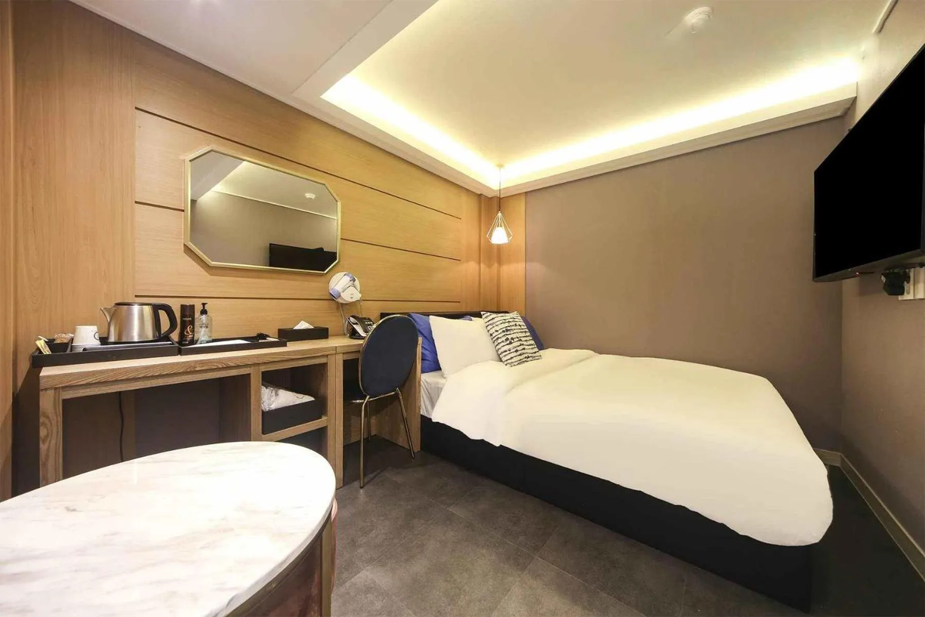 furniture, Bed in Bay 202 Hotel