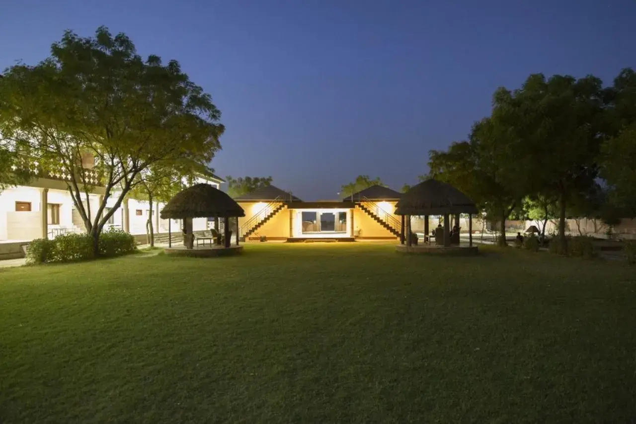 Garden view in Kurja Resort Garden view in Kurja Resort