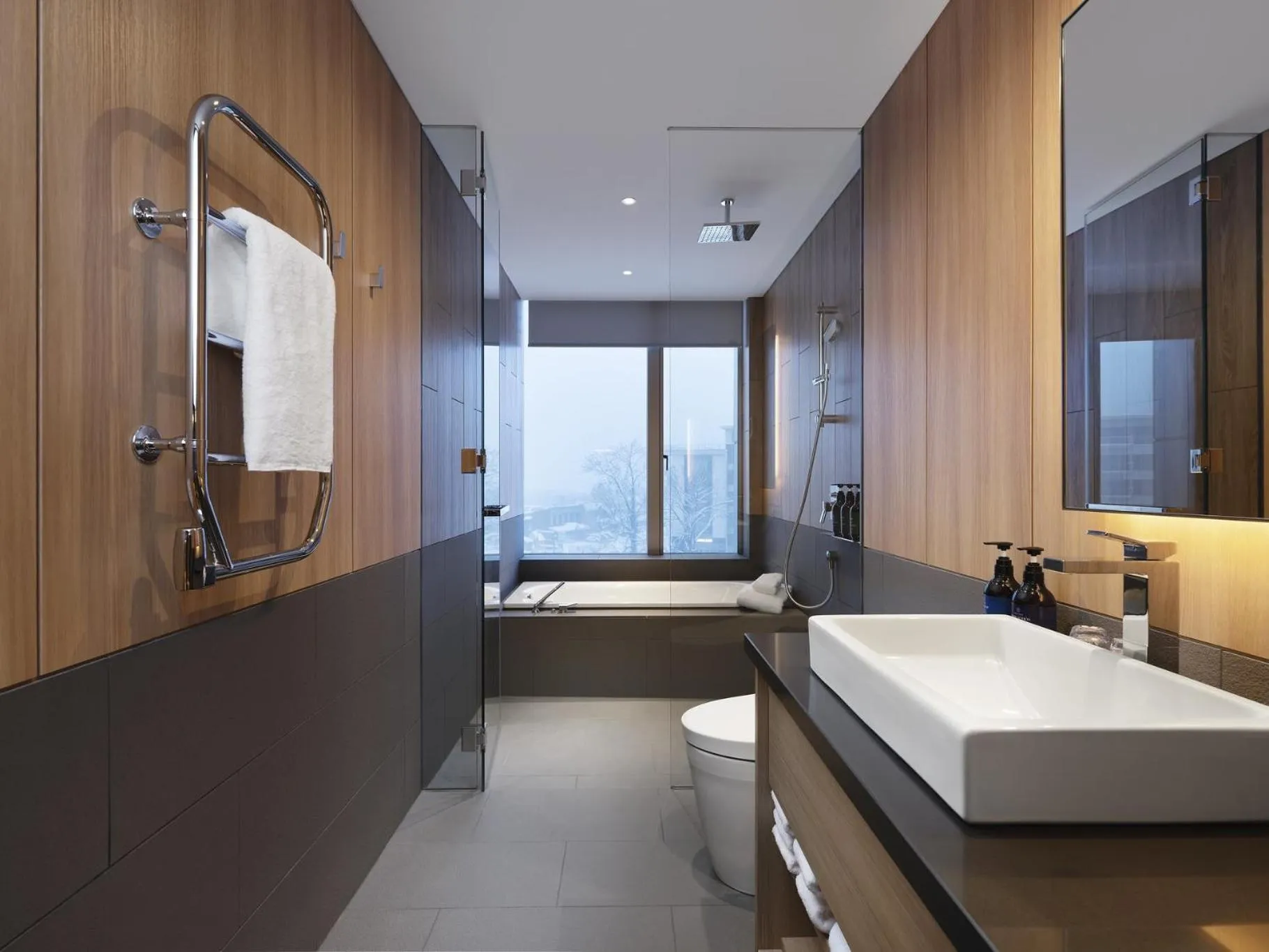 Bathroom, Bed in Setsu Niseko