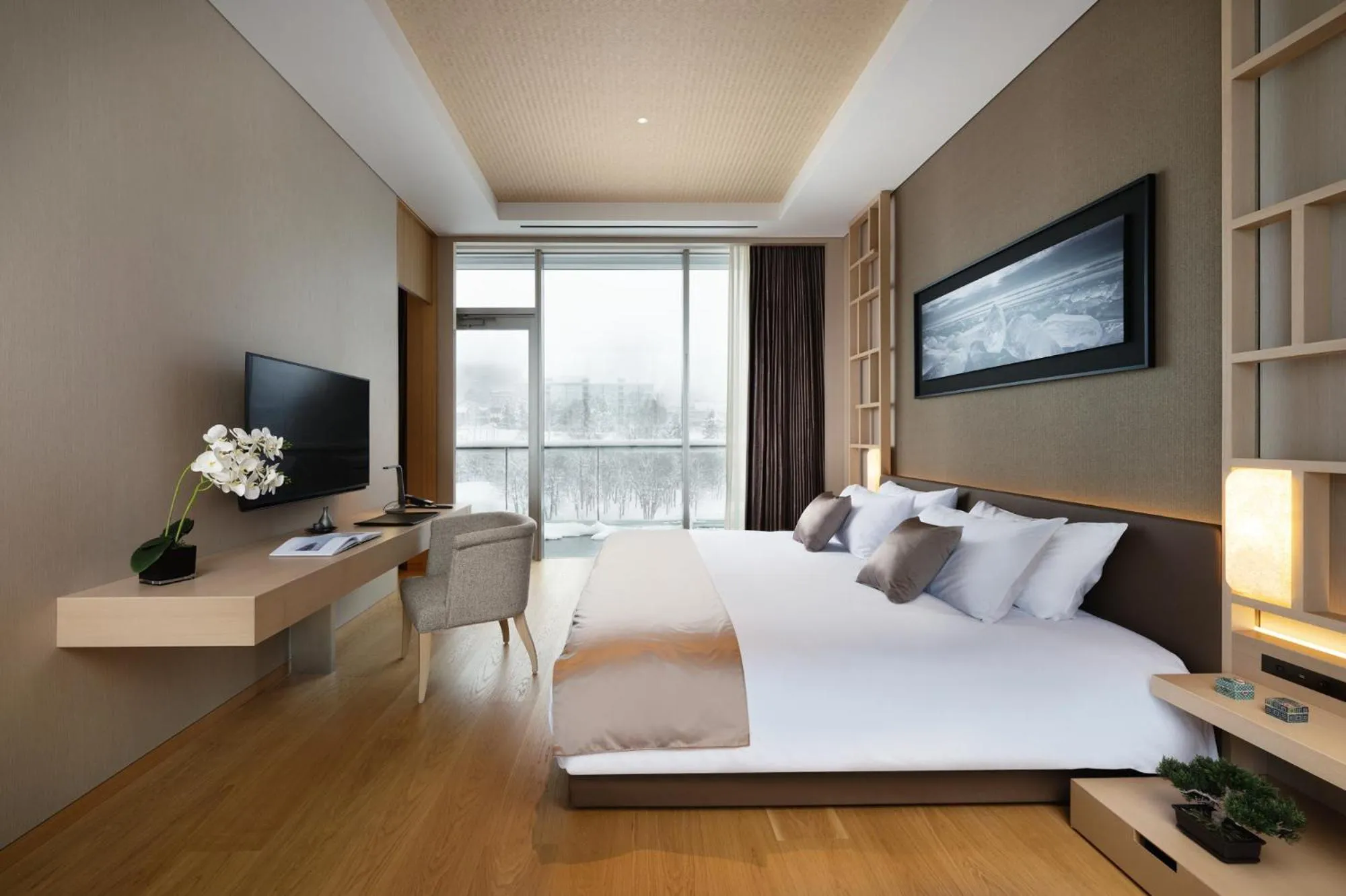 Bedroom, Bed in Setsu Niseko