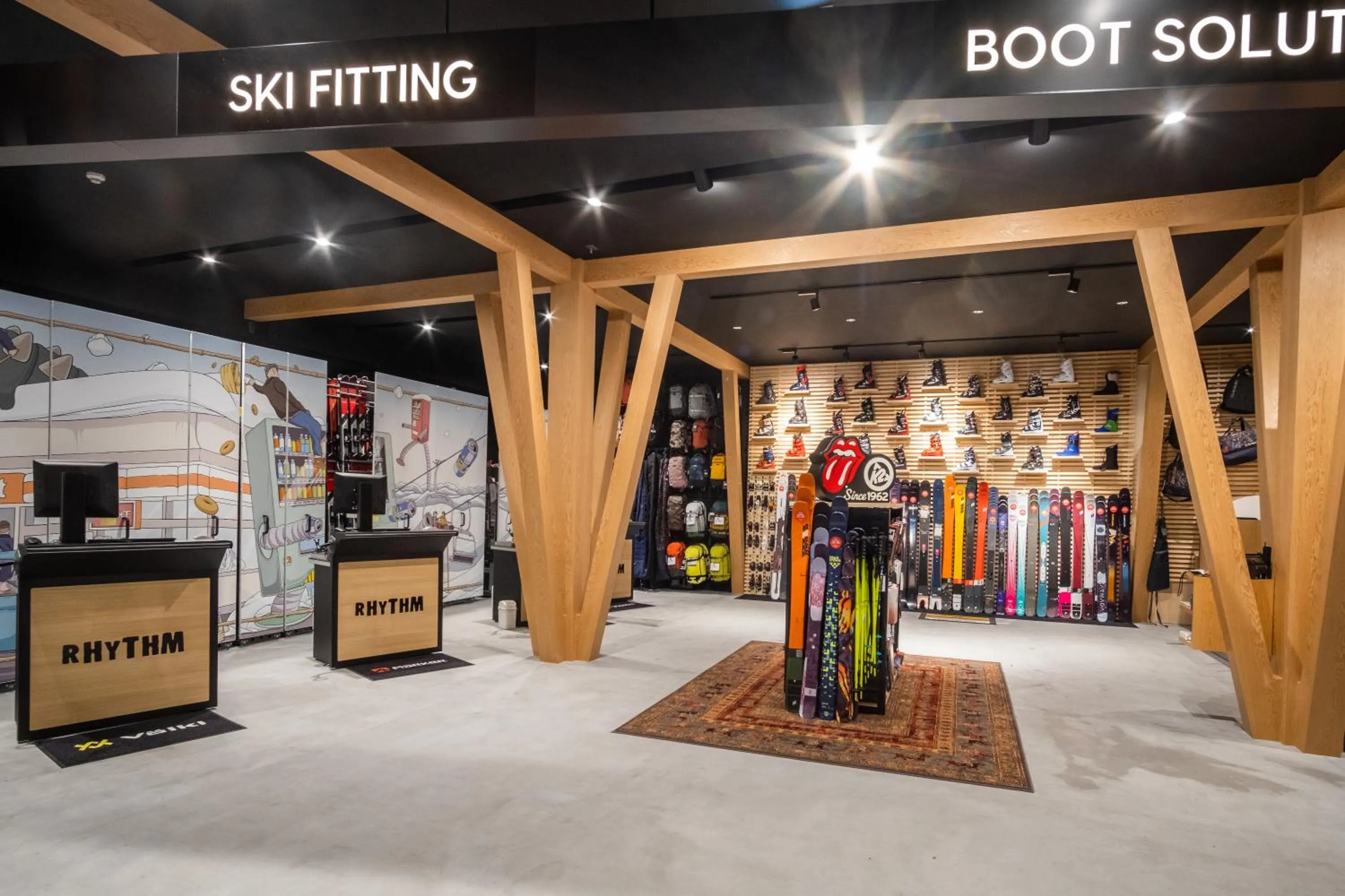 Skiing in Setsu Niseko