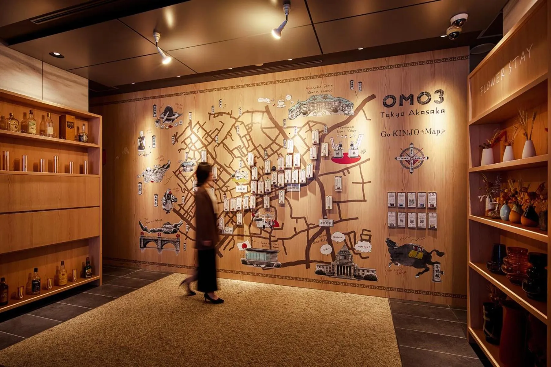 Lobby or reception in OMO3 Tokyo Akasaka by Hoshino Resort