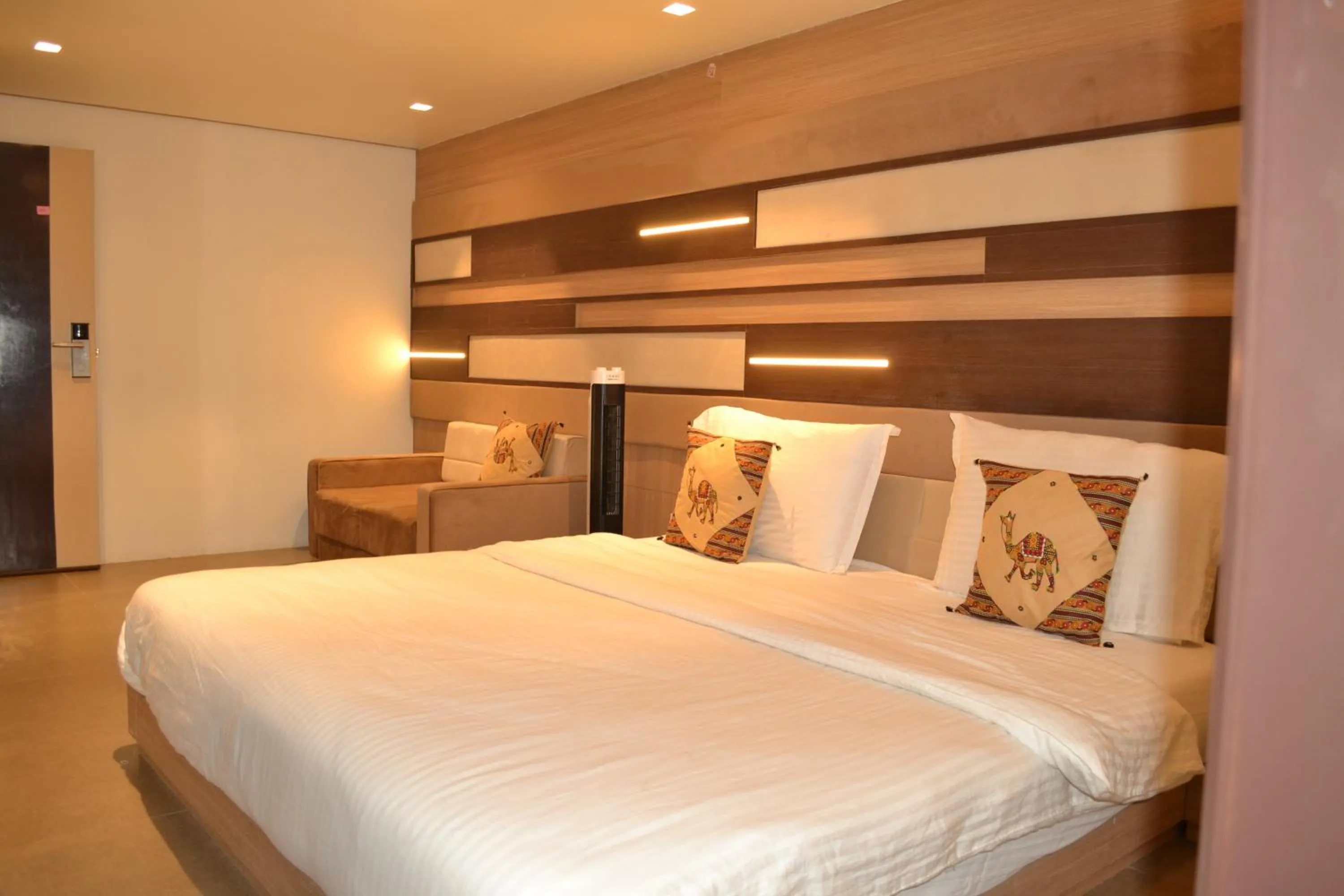 Living room, Bed in Casa De Mount