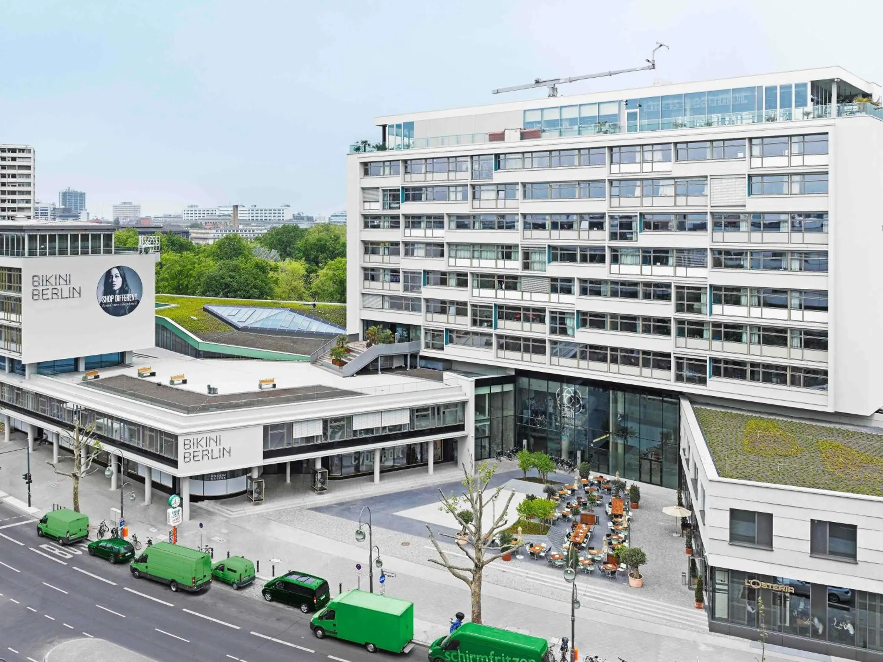 Property building in 25hours Hotel Bikini Berlin Property building in 25hours Hotel Bikini Berlin