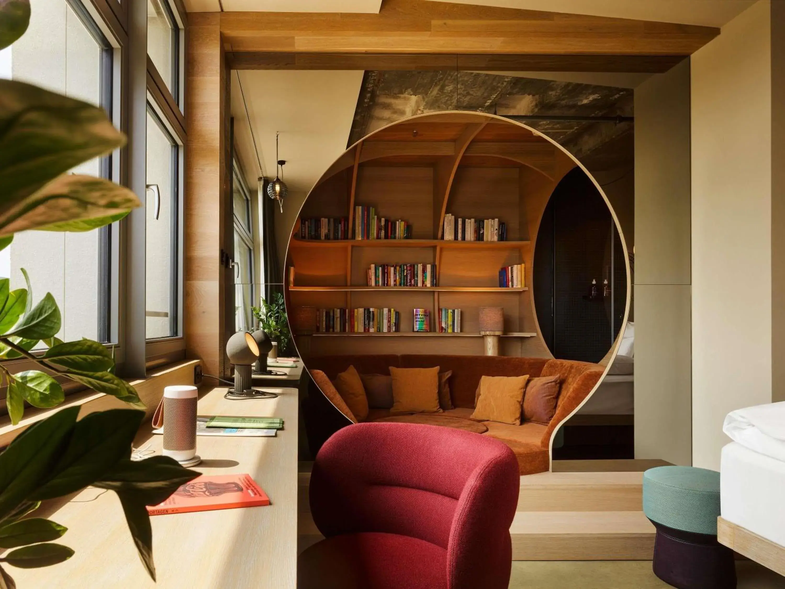 Bedroom in 25hours Hotel Bikini Berlin Bedroom in 25hours Hotel Bikini Berlin