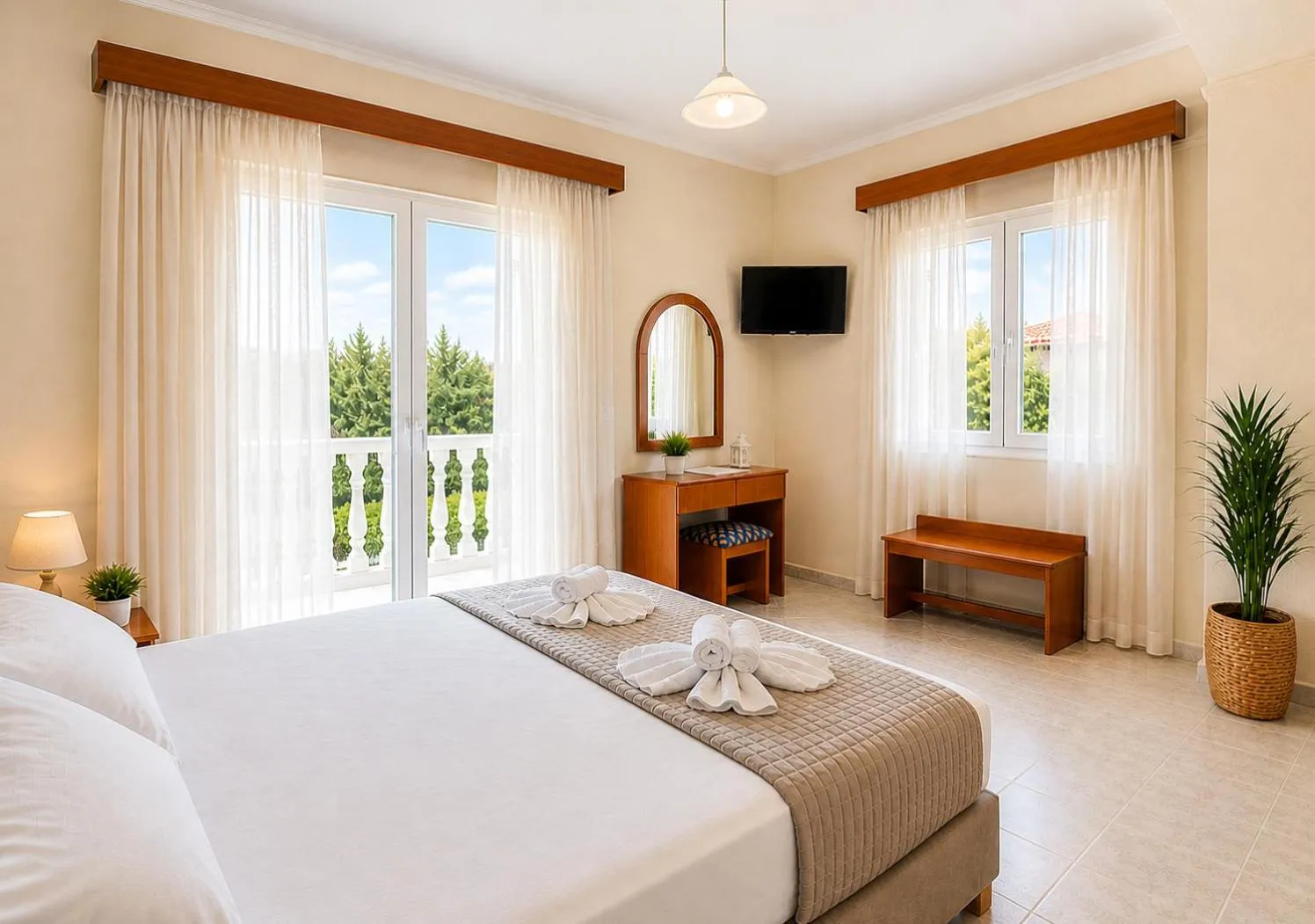 Bed in Villa Joanna