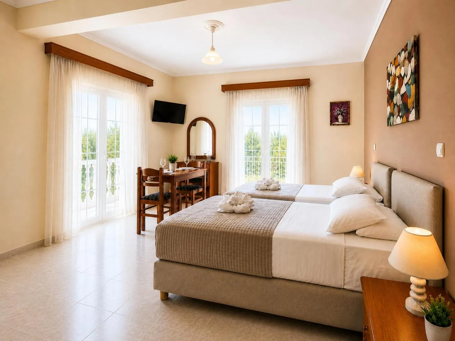 Bed in Villa Joanna