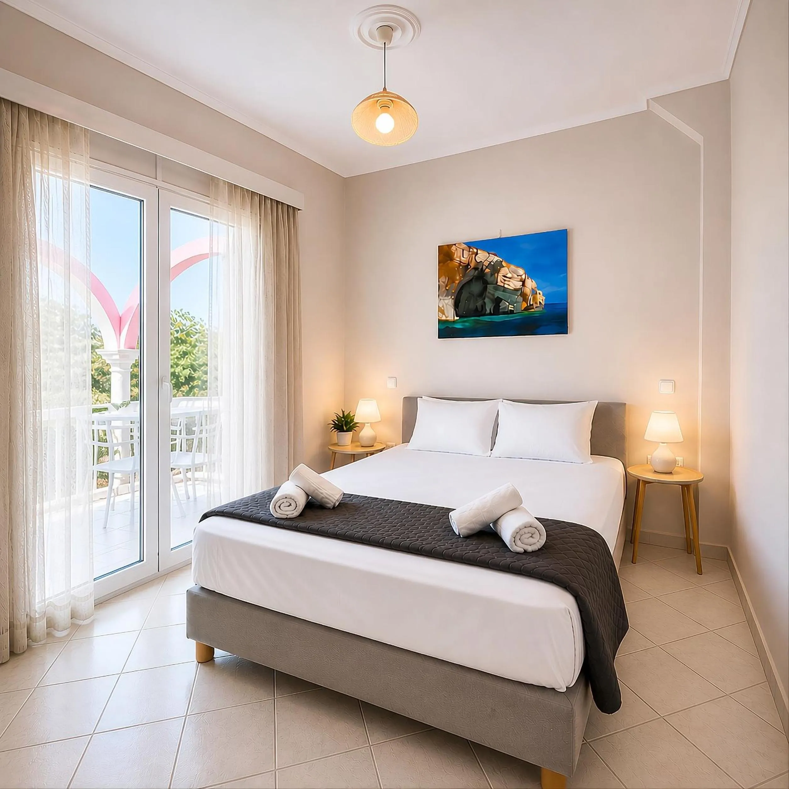Bed in Villa Joanna