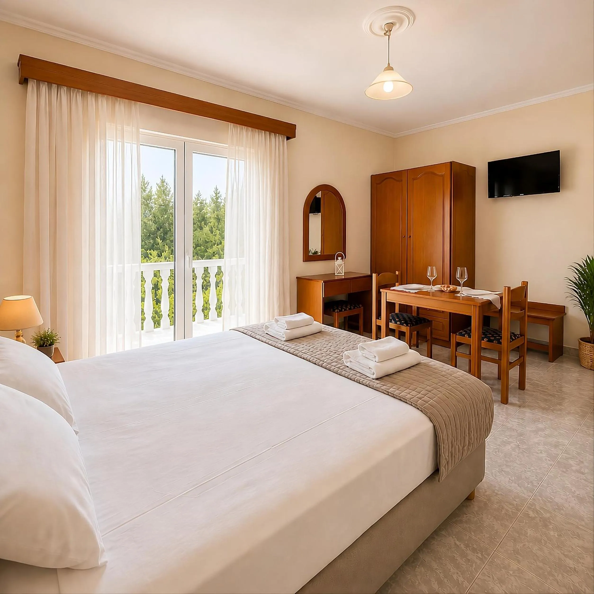 Bed in Villa Joanna