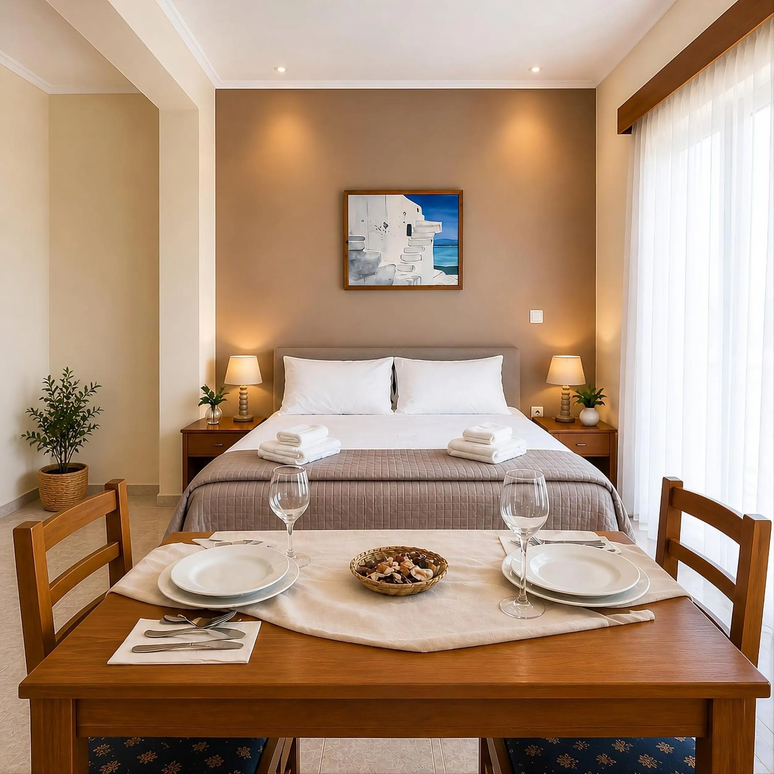 Bed in Villa Joanna