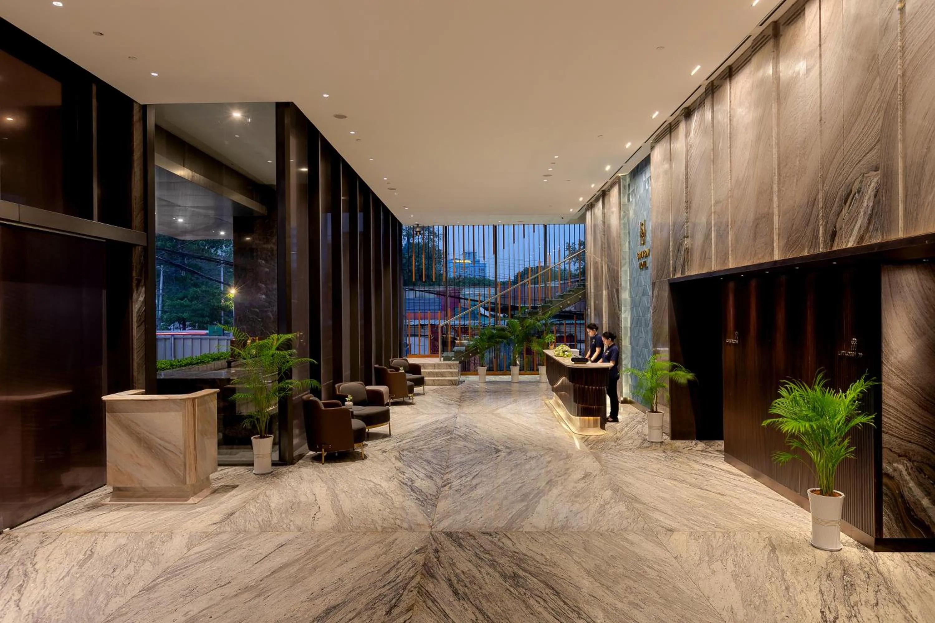 Lobby or reception in Sayarsan Hotel Yangon