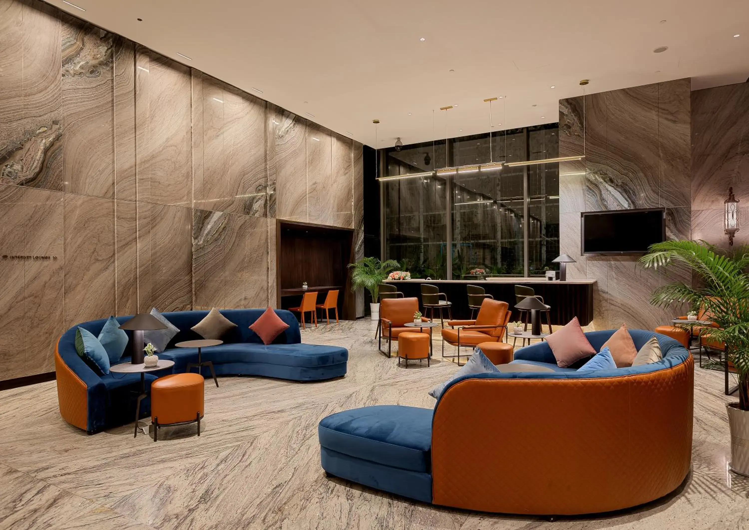 Lobby or reception in Sayarsan Hotel Yangon Lobby or reception in Sayarsan Hotel Yangon