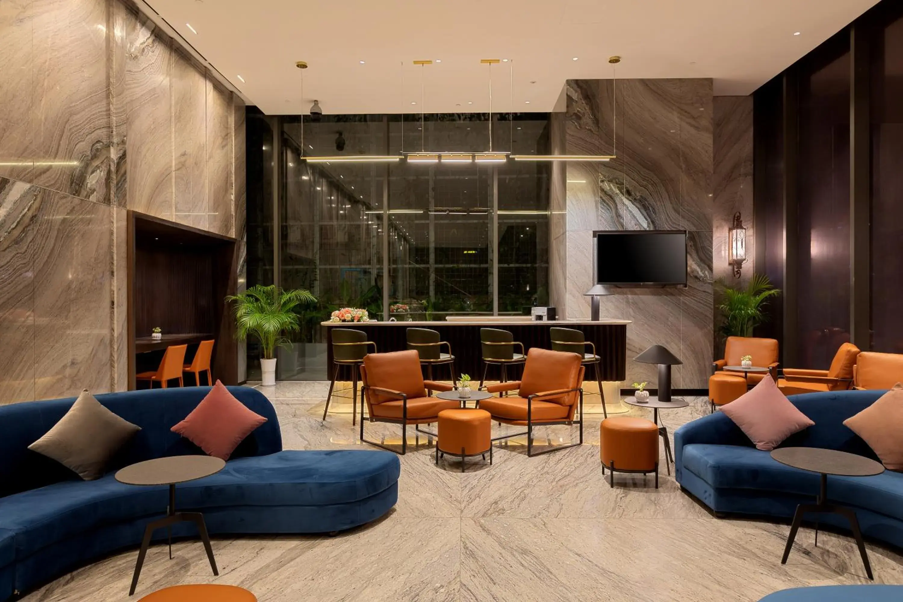 Lobby or reception in Sayarsan Hotel Yangon Lobby or reception in Sayarsan Hotel Yangon