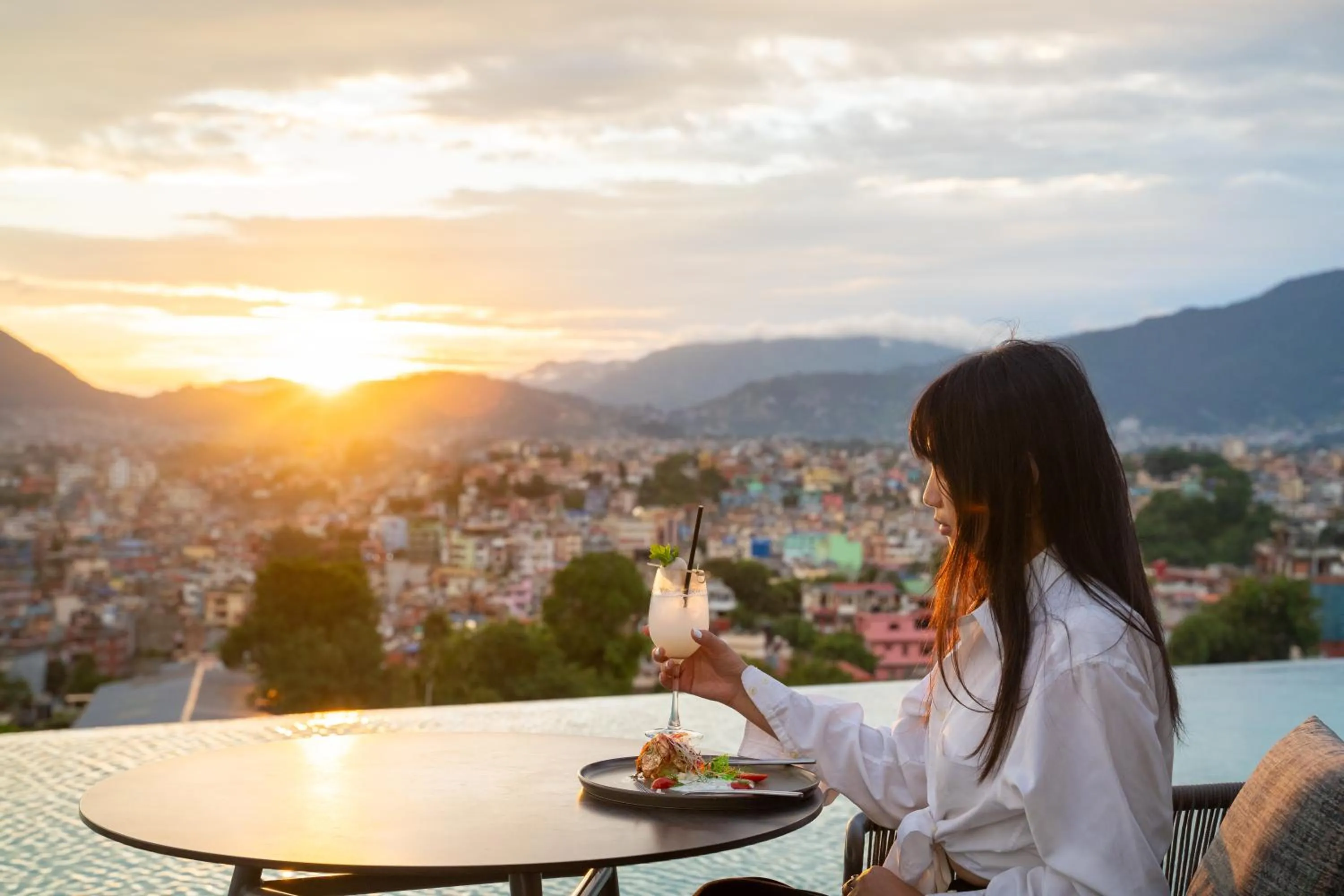 Swimming pool in Hotel Shambala