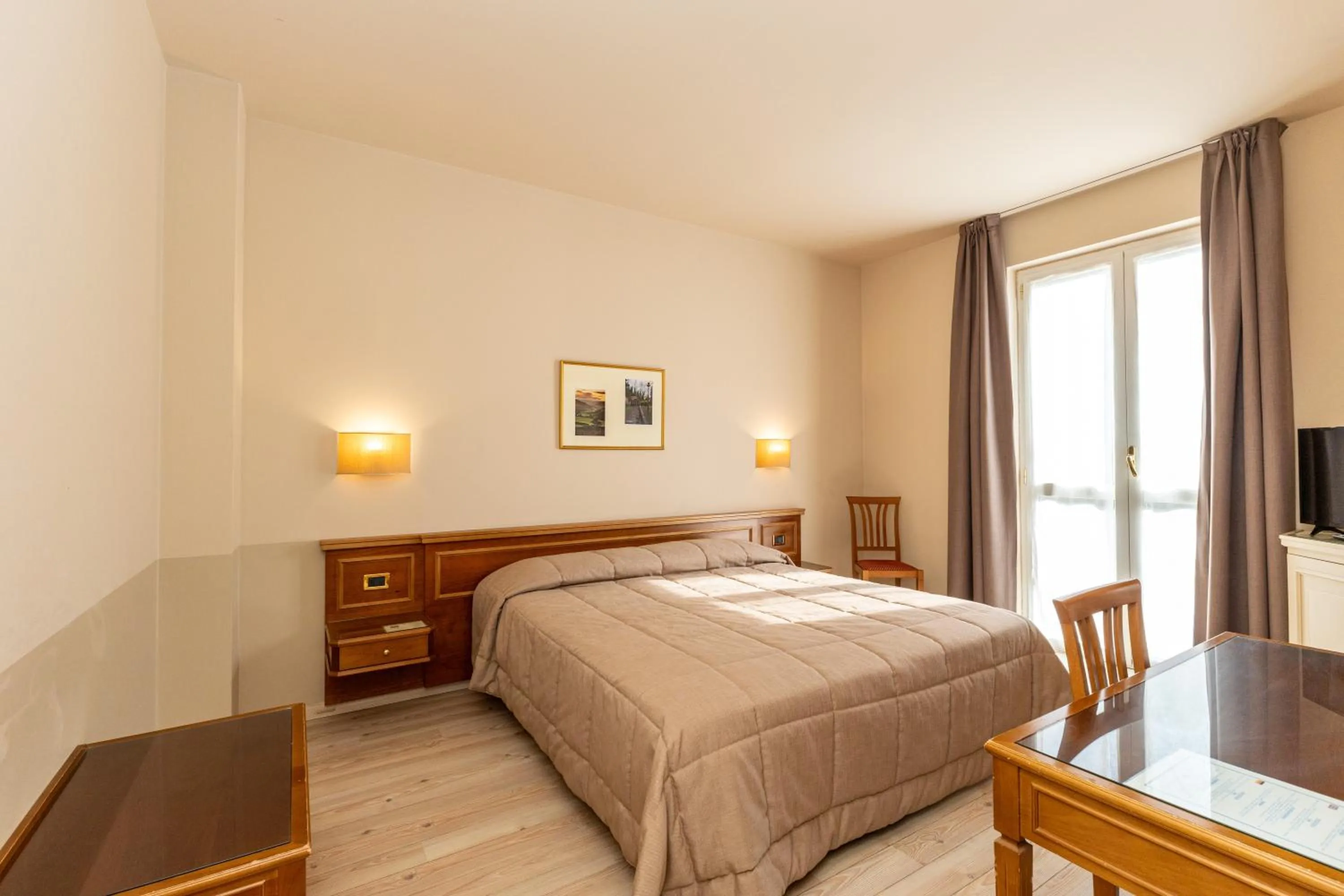 Bed in Hotel Valentino